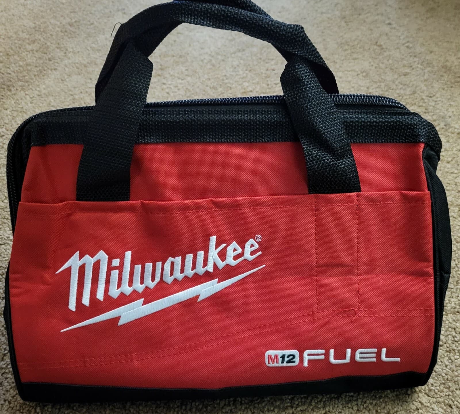 New Milwaukee FUEL M12 13" Heavy Duty Contractors Tool Bag M18 13" x 9" x 10" 2
