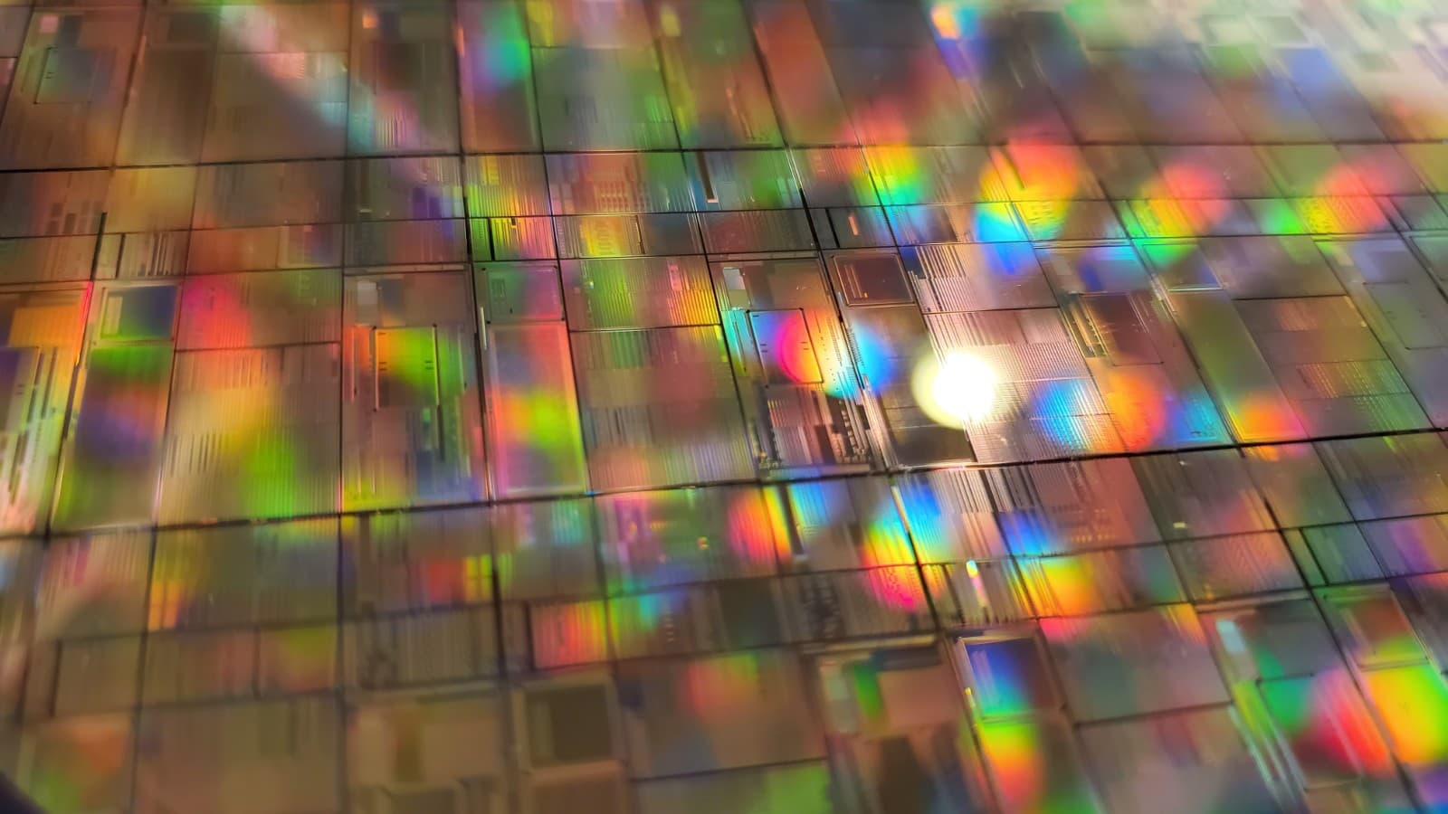 10 PC Lot 200mm 8" Semiconductor Silicon Wafers Same IC Chip Lithographic Litho 6