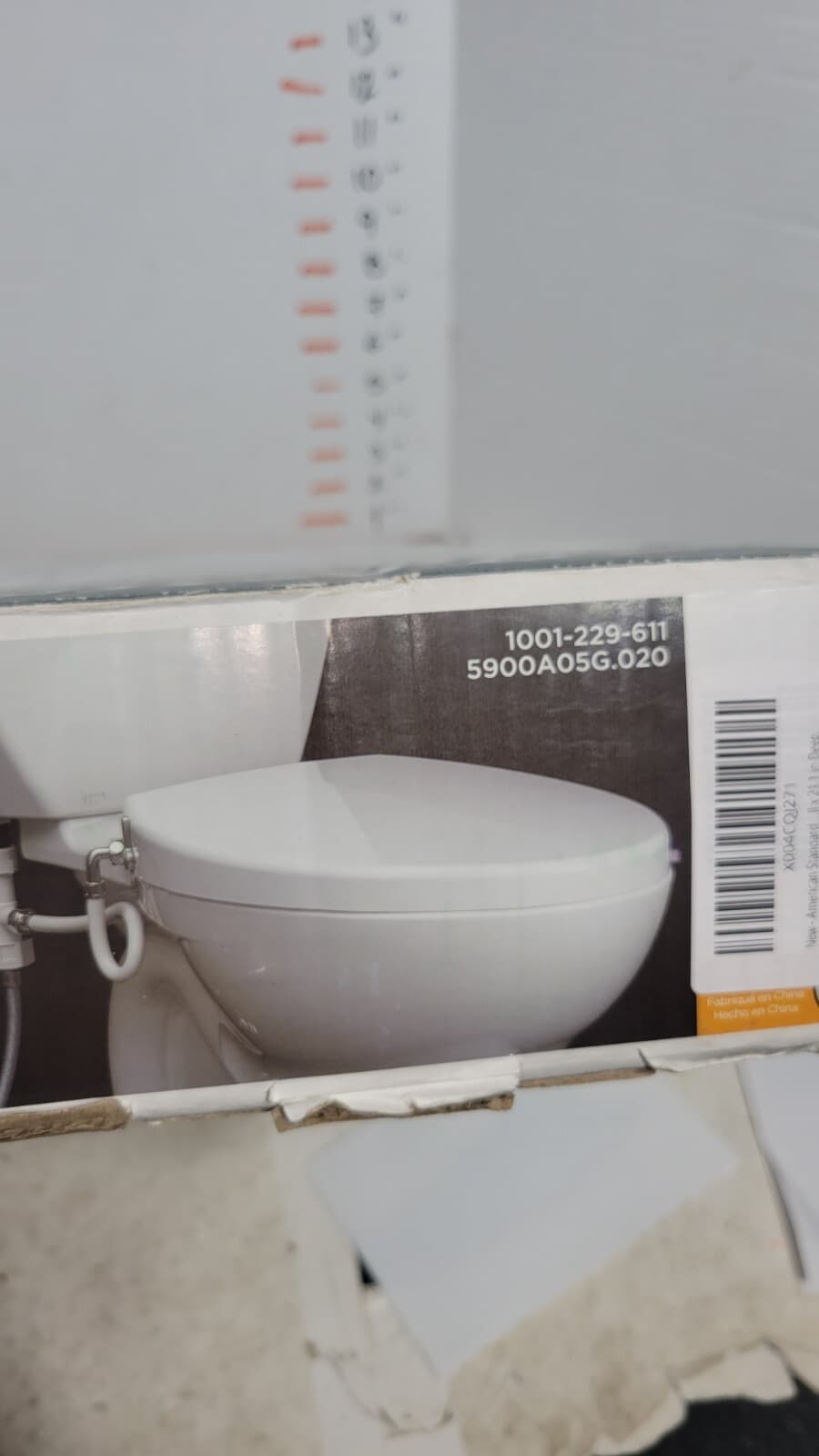 American Standard 5900A05G.020 Aqua Wash Non-Electric Bidet Seat Elongated, NEW! 6