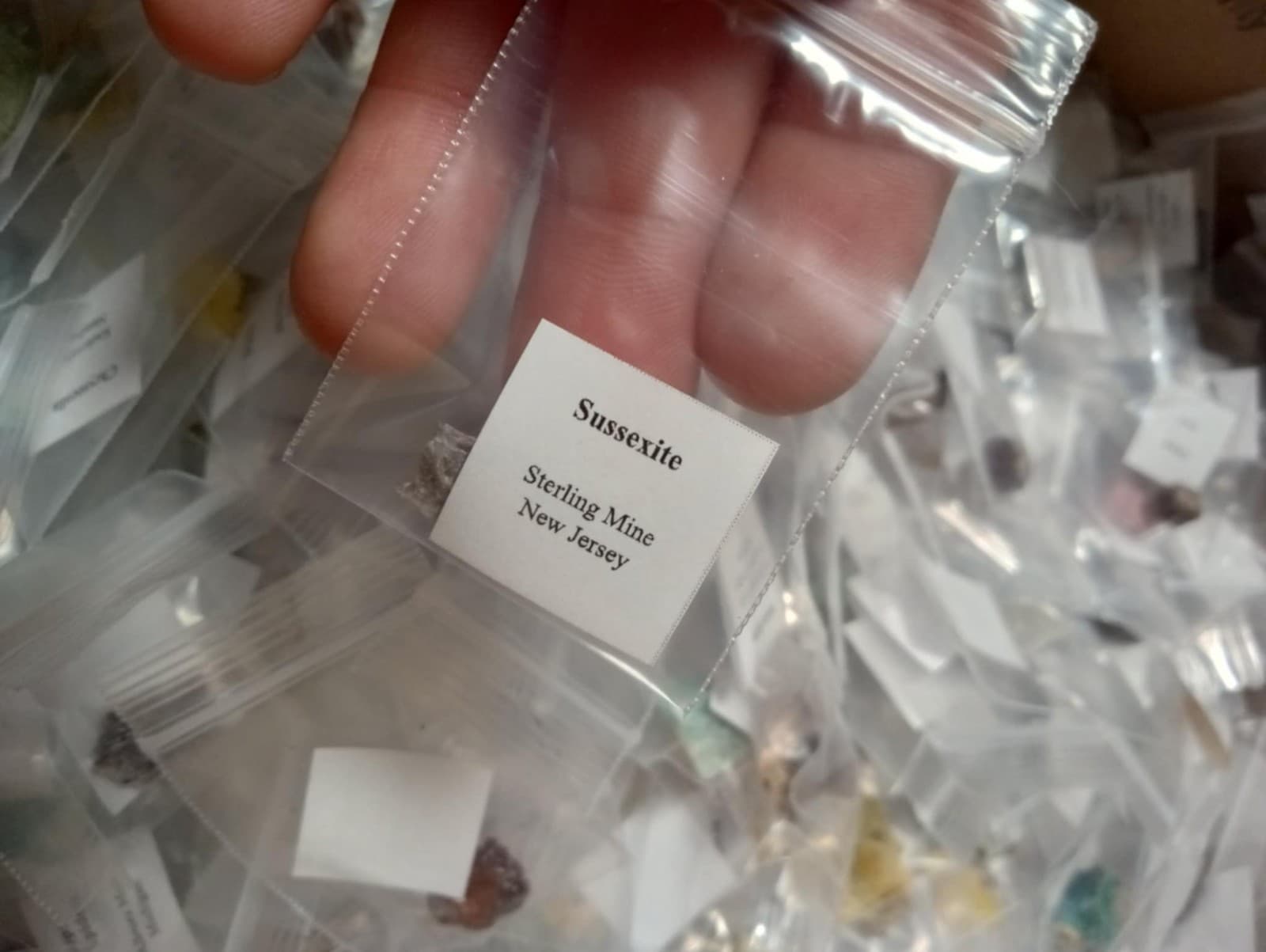 25 piece Bulk Micromount Thumbnail Mineral Collection 5