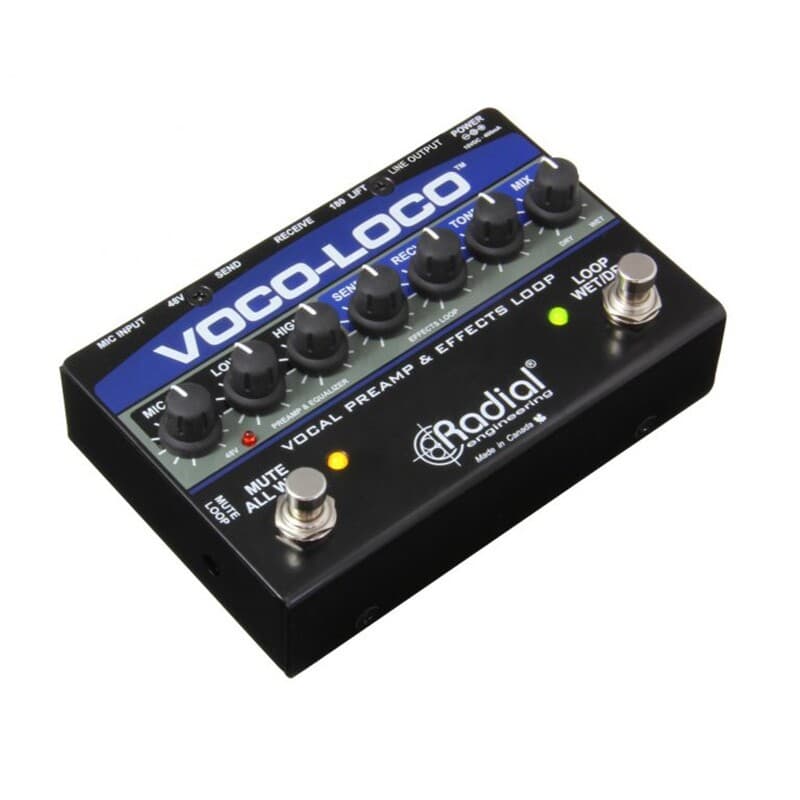 Radial Voco-Loco Microphone Effects Loop & Switcher for Guitar Pedals (Open Box) 2
