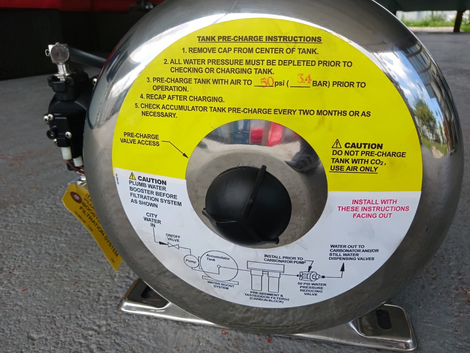 Shurflo Booster Pump System 804-038 Carbonator Water Boost  3