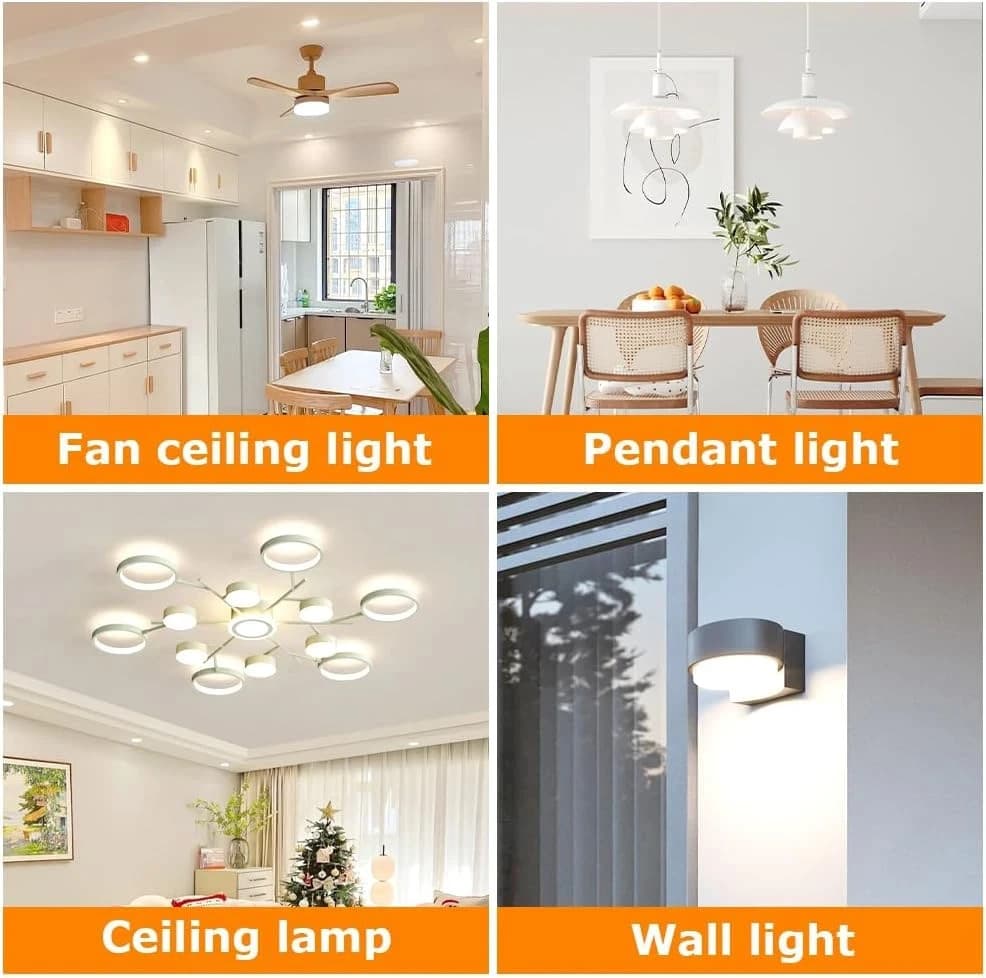 4 Inch Ceiling Fan LED Light Replacement 6000K, 18W LED Retrofit Kit 6