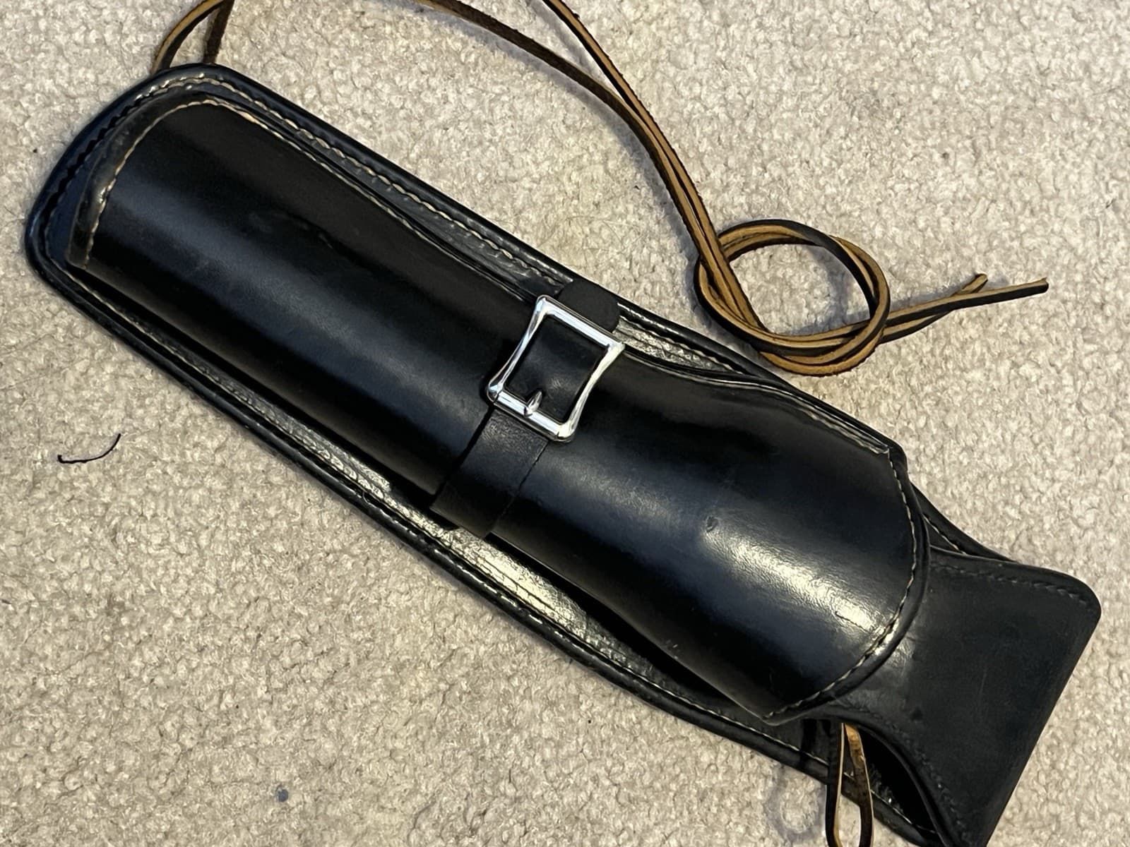 Legendary Vintage Arvo Ojala MAKER Hollywood Holster, Pat. Pend. 7.5' 8" 3