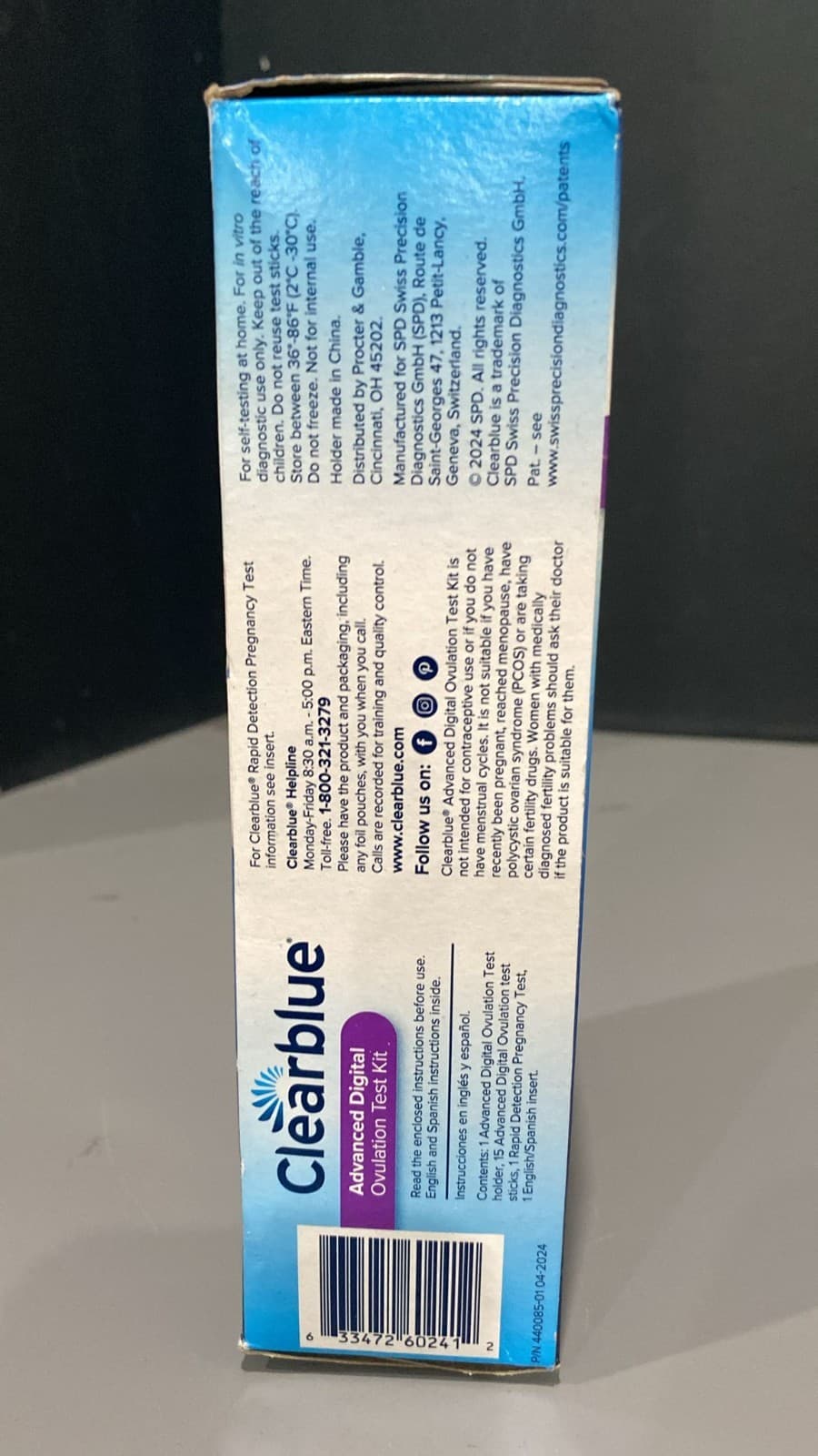 Clearblue Advanced Digital Ovulation Test Kit, 15 EXP 05/2027 (O9) 4