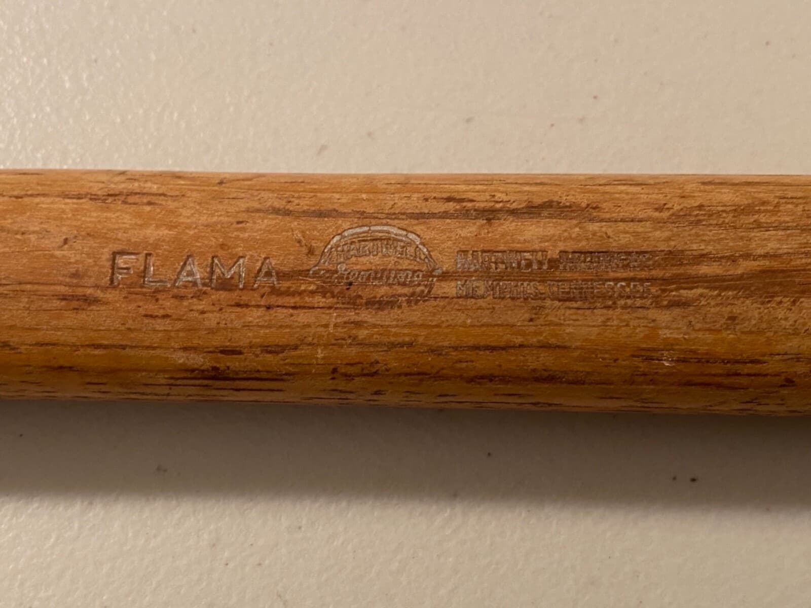 VINTAGE HARTWELL BROS. 36” FLAMA PICK MATTOCK WOOD HANDLE - MEMPHIS TENN. 5