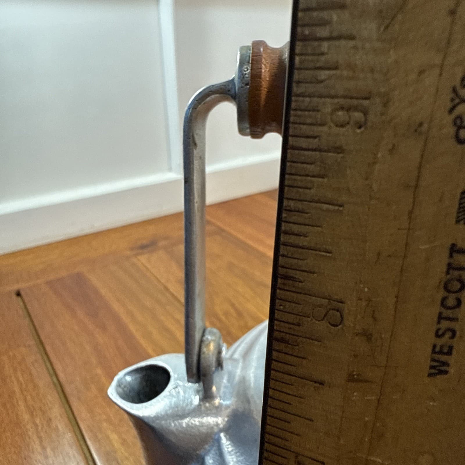 Wilton Primitive BEEHIVE Aluminum TEAPOT Kettle Armetale MCM Columbia PA Vintage 5