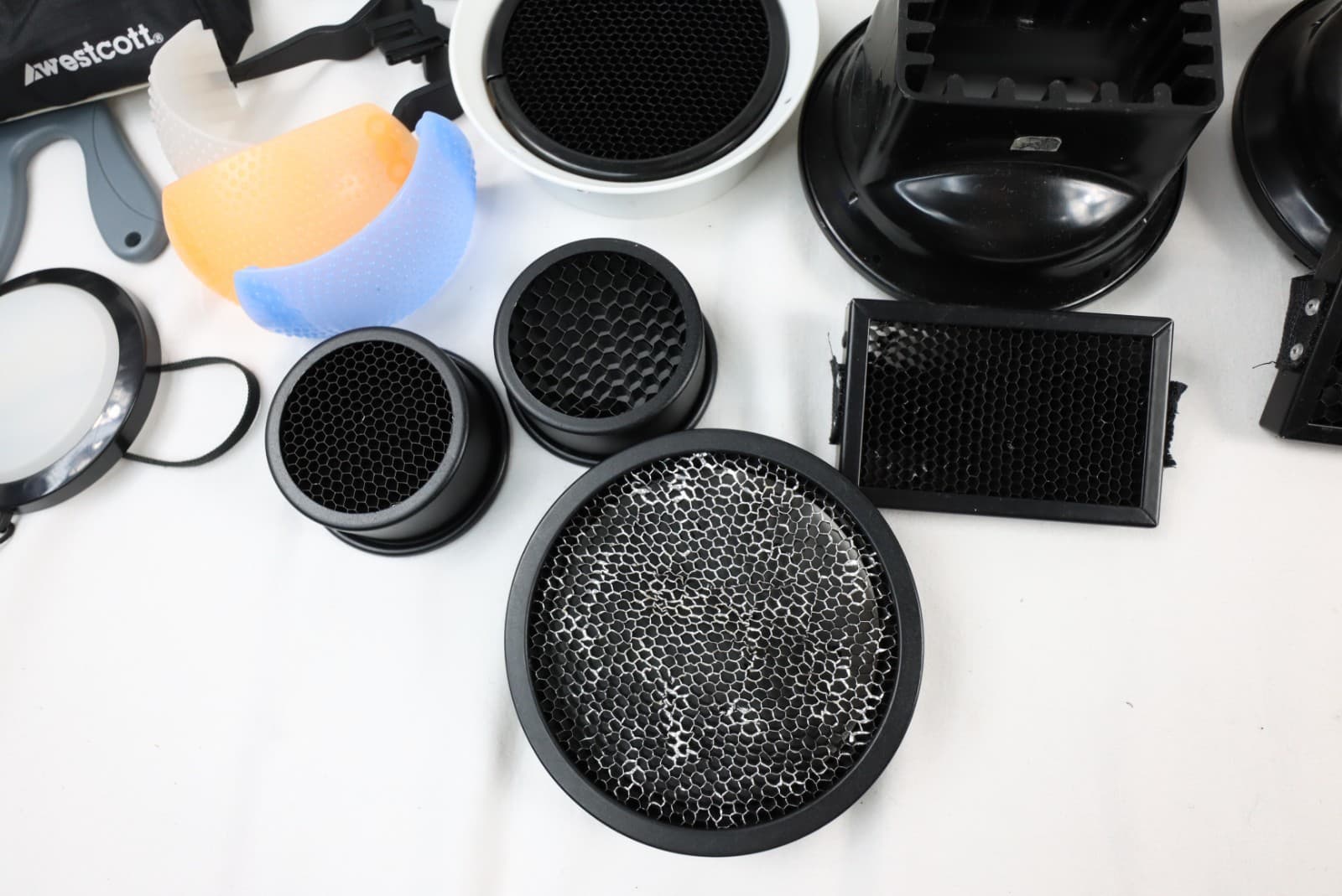 Interfit Strobies Lot, Flex Mount, Snoot, Micro Apollo, S Type Speedlite 4