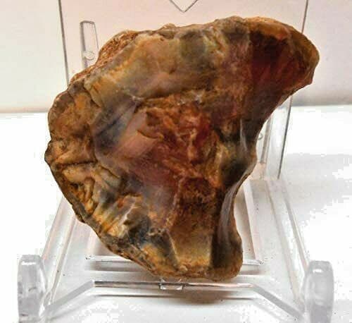 Rock Tumbler Gem Refill Kit - Swali Rose Agate Rough, Mozambique,Africa, 4 oz  4