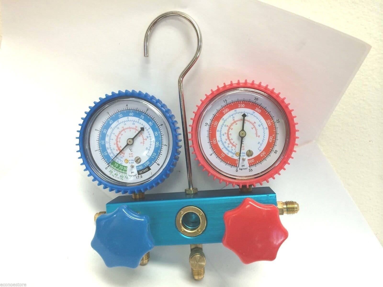 R134a R12 R22 R502 AC Air Conditioner Diagnostic Manifold  Charge Gauge 3