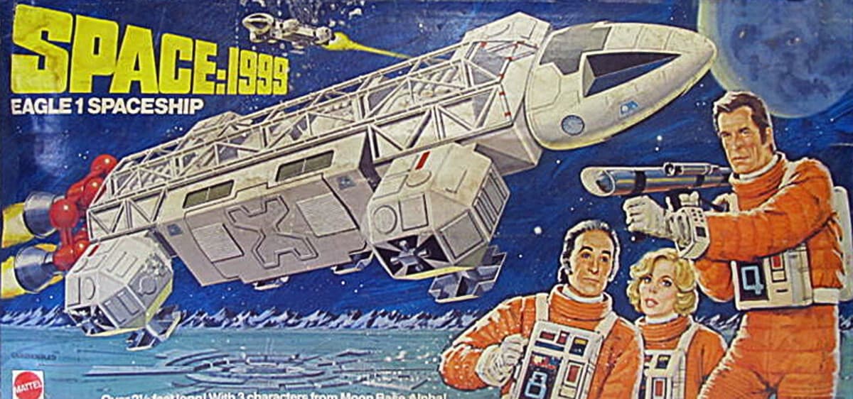 MATTEL - SPACE 1999 EAGLE - CONTROL PANEL - STICKER DECALS - 31" MATTEL MODELS 5