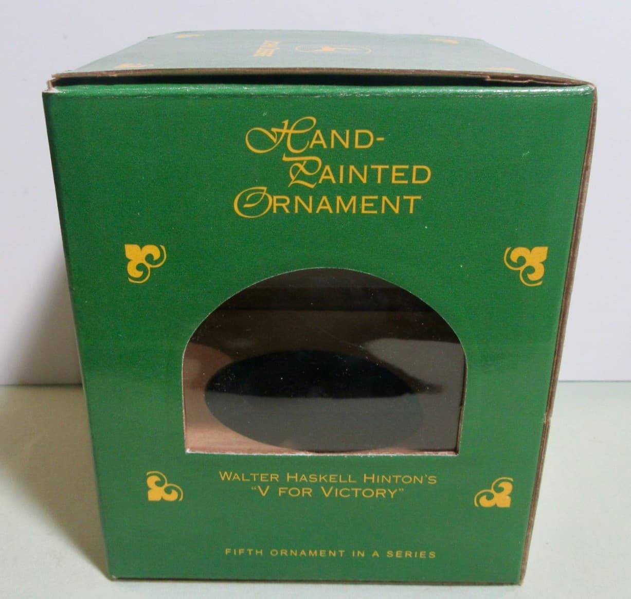 John Deere / Walter Hinton's 'V For Victory" Hand Painted Ornament 5