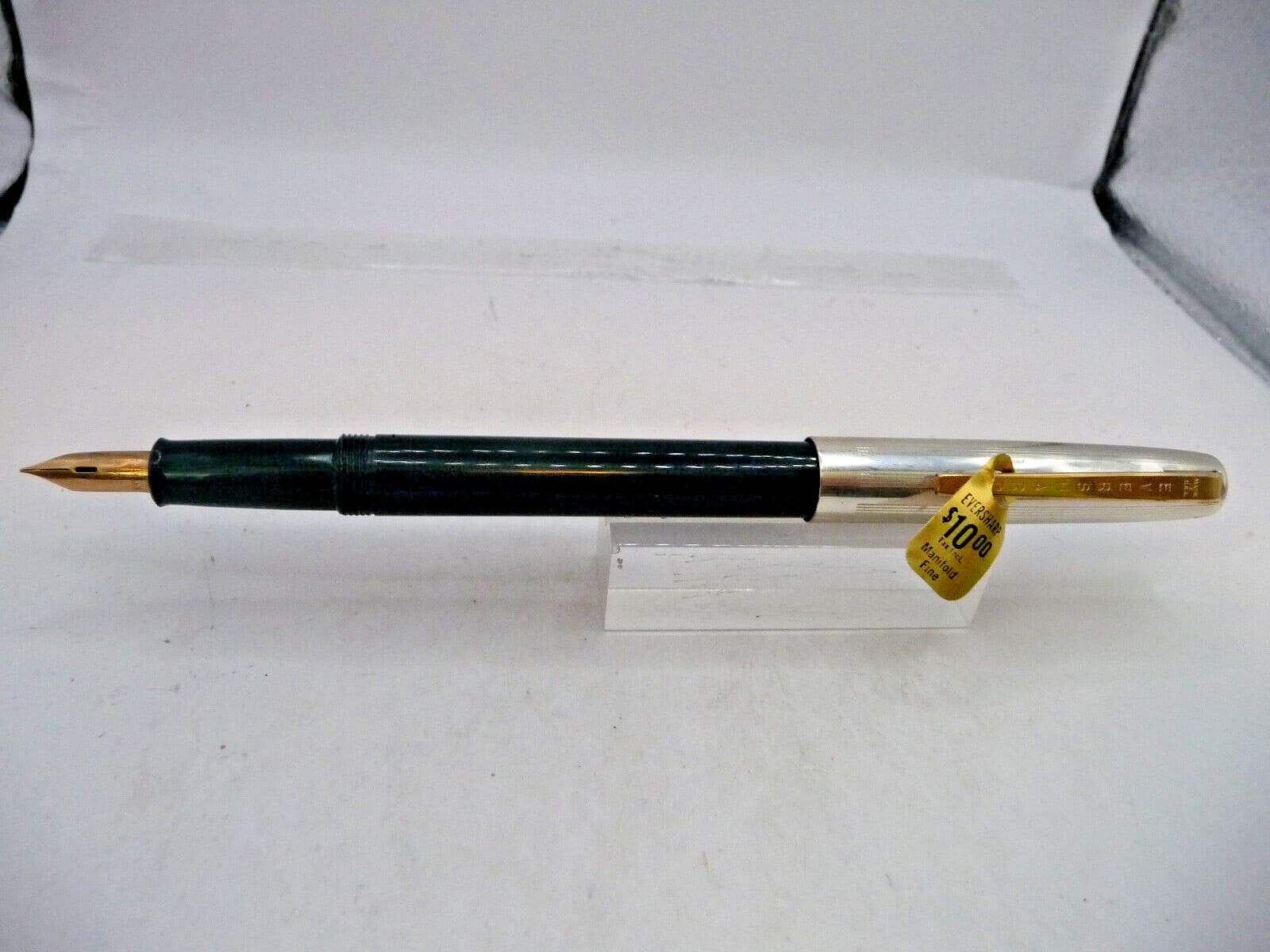 Eversharp Vintage Ventura Sterling Silver Cap Fountain Pen set-new old stock 4