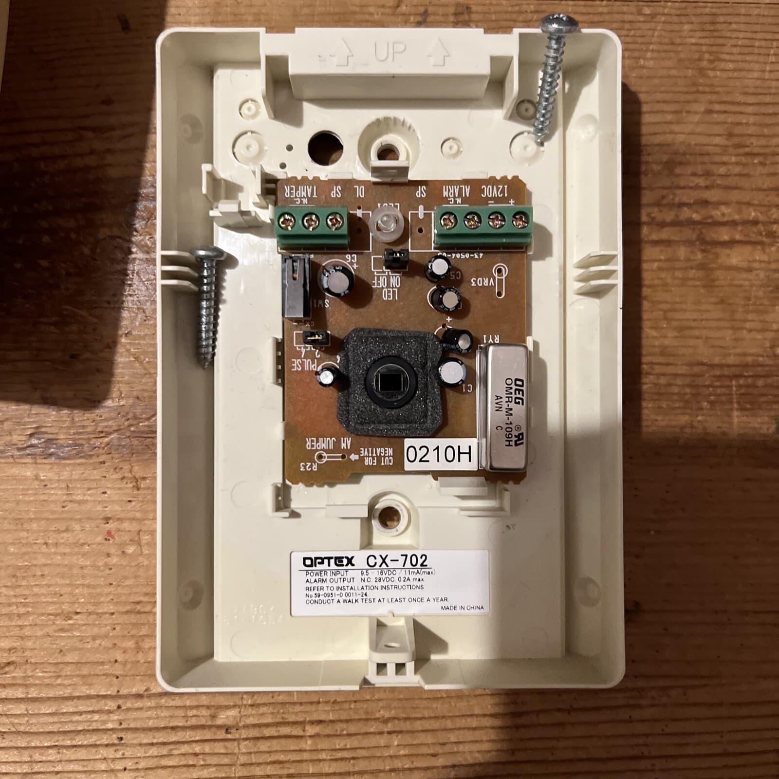 Optex Long Range Motion Detector CX-702  Tested & Working 2