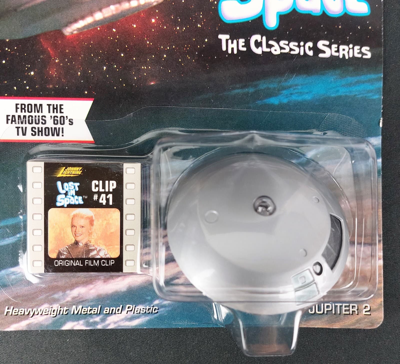 Lot 4 Johnny Lightning Lost In Space Chariot Jupiter 2 Robot B-9 Space Pod New 6