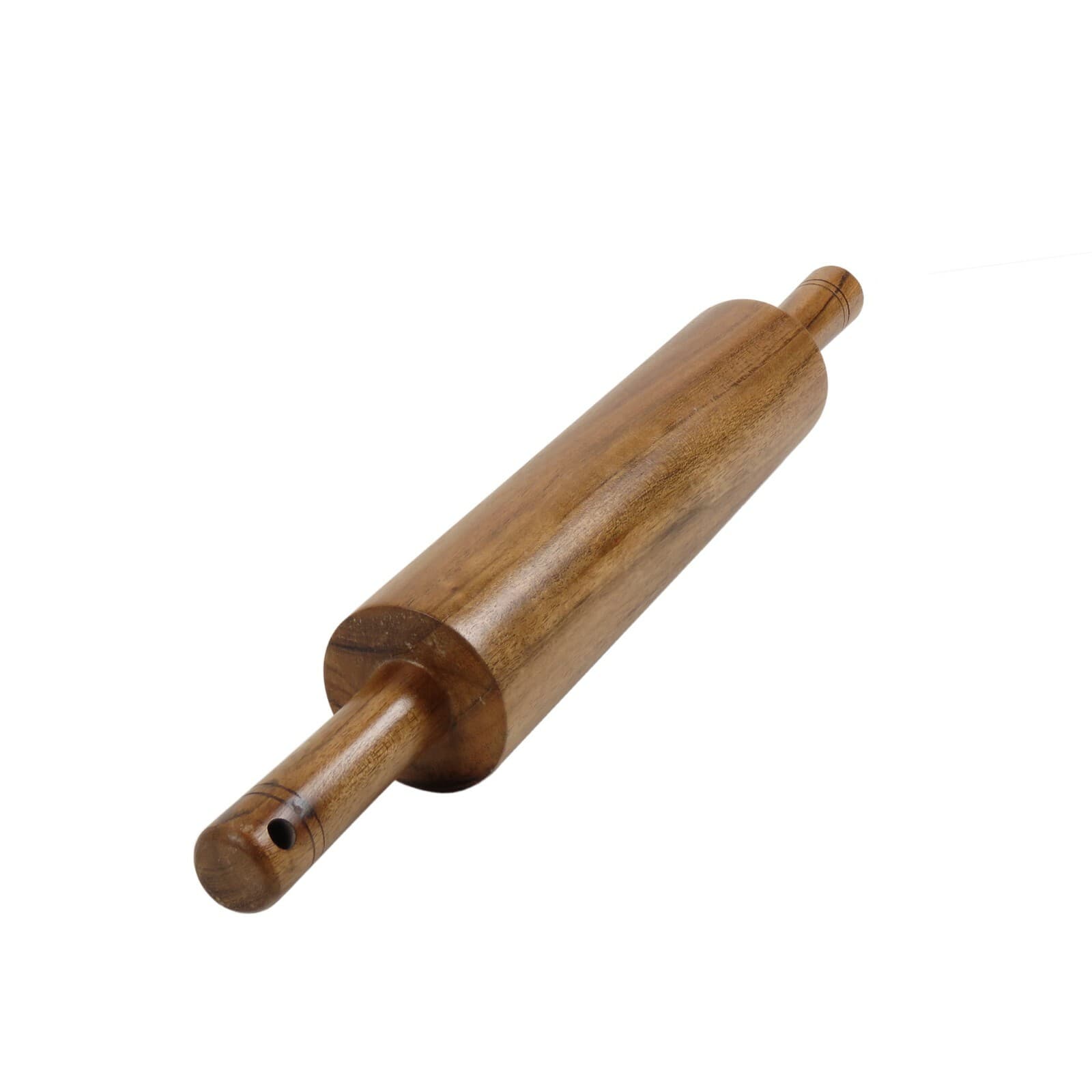 Oussum Rolling Pin Classic Wood Baking Dough Roller Natural 18" Acacia Wooden 6