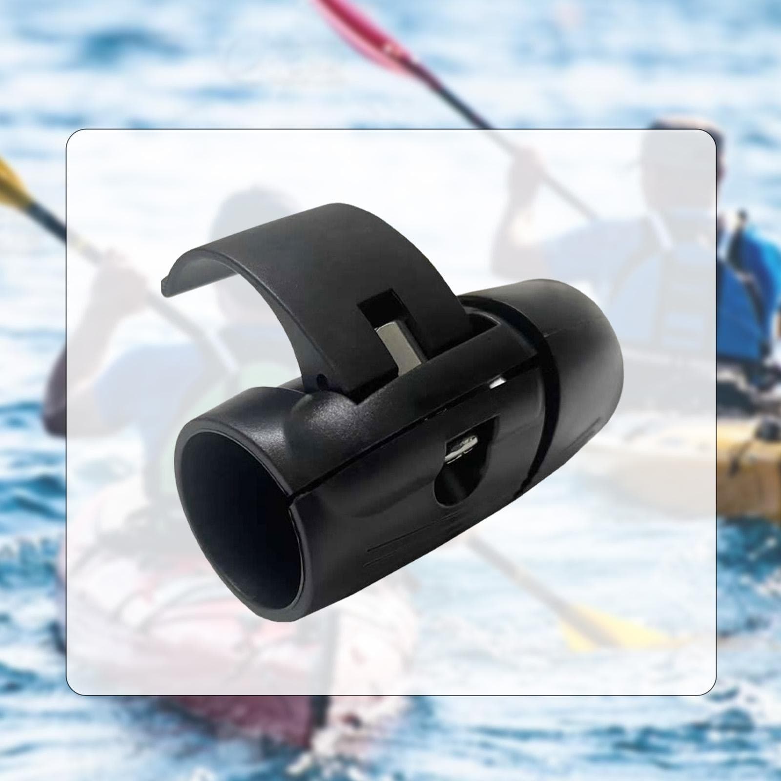Kayak Paddle Clamp Paddle Shaft Clamp Quick Release Portable Paddling Buckle for 3
