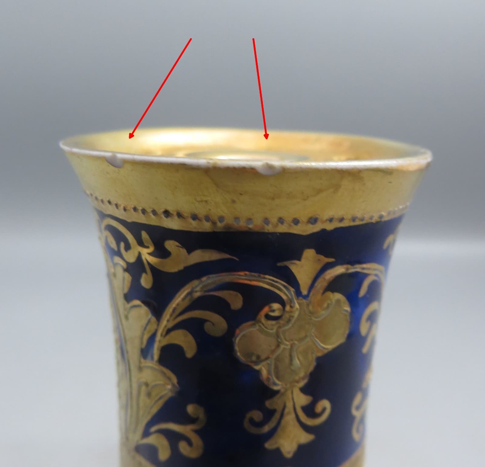 Vintage Noritake Man on a Camel Desert Scene - Hat Pin Holder - As Found 5