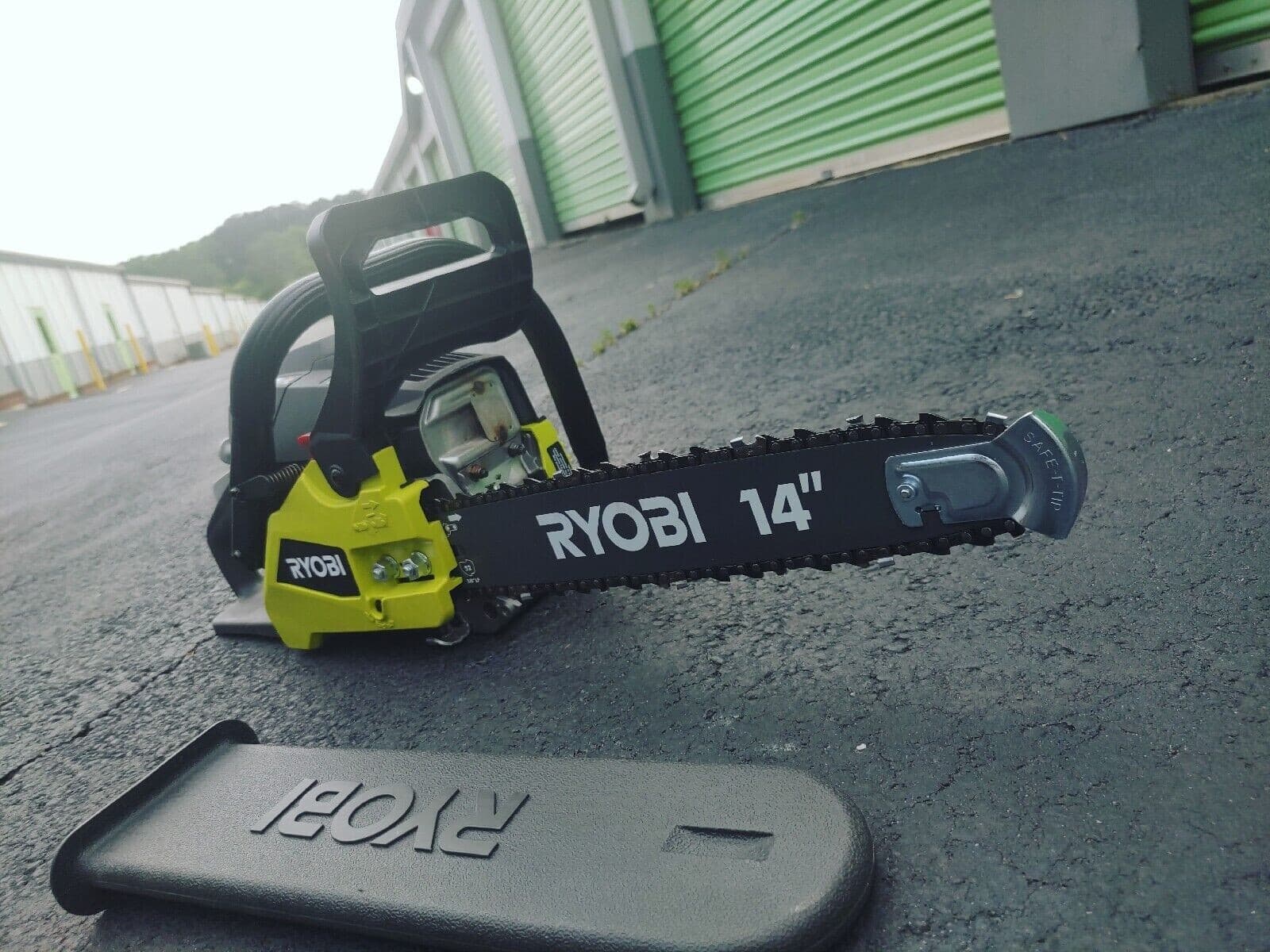 Ryobi RY3714 2-Cycle 14" 37cc Gas Powered Chainsaw 4