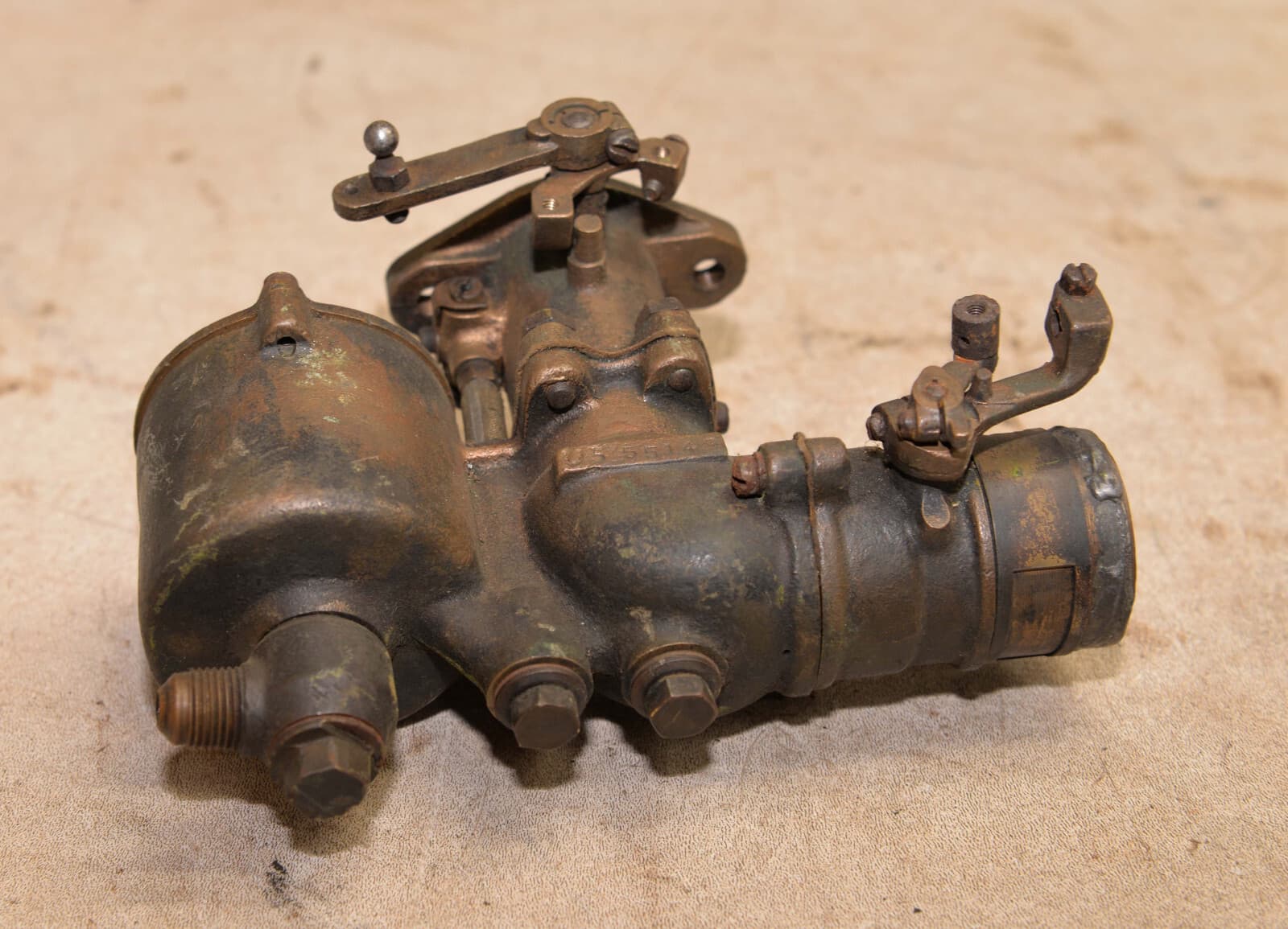 Antique brass Zenith Pat 1916 carburetor 05 55149 boat motorcycle engine part 4