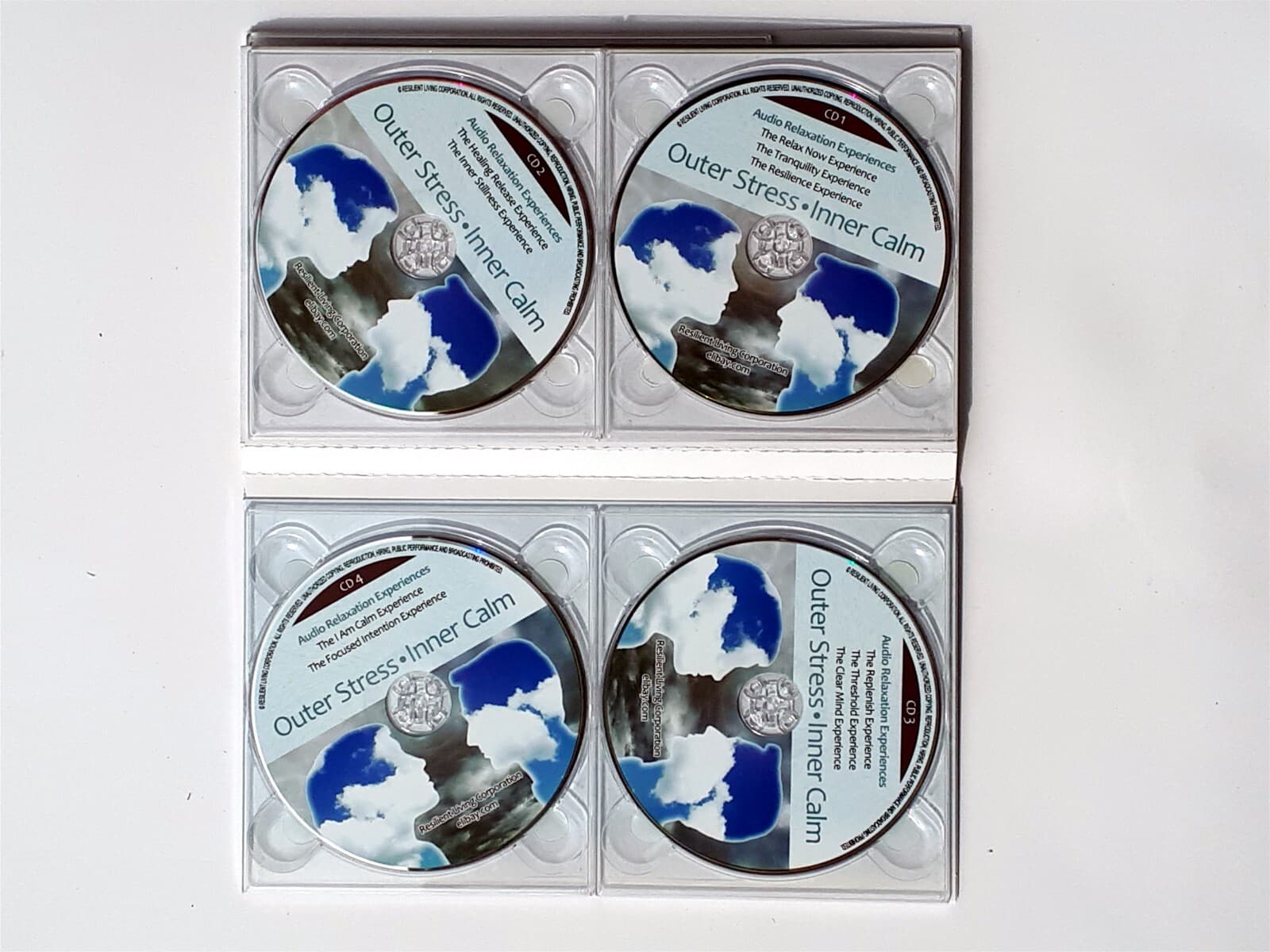 Eli Bay's Beyond Stress Program: Outer Stress Inner Calm 3 DVDs, 4 CDs Like New* 4