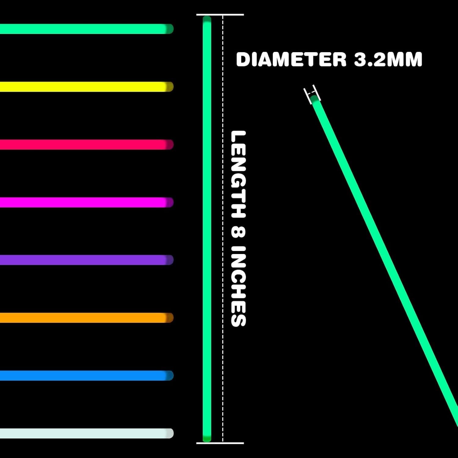 YixangDD 172 PCS Ultra Red, Yellow, Blue, Green, Pink, Purple, Orange, White  5