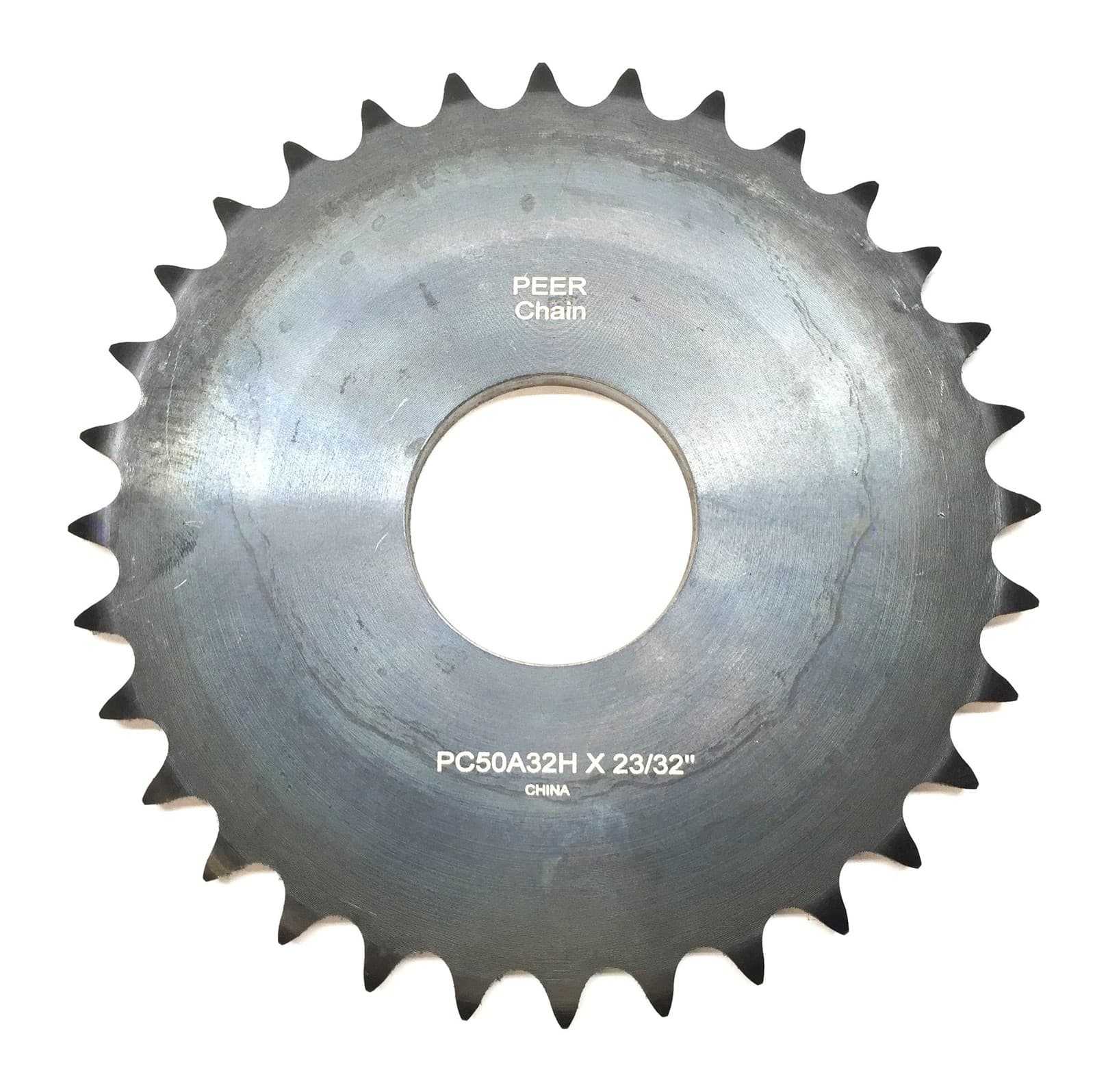 Peer Chain Type-A Bore 2" Roller Chain Sprocket PC50A32H X 23/32" (50A32H) NOS 2