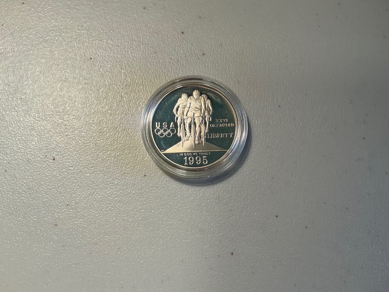 1995 - 1996 U.S. Olympic Eight Coin Silver Dollar Proof Set w/ COA and OGP 3