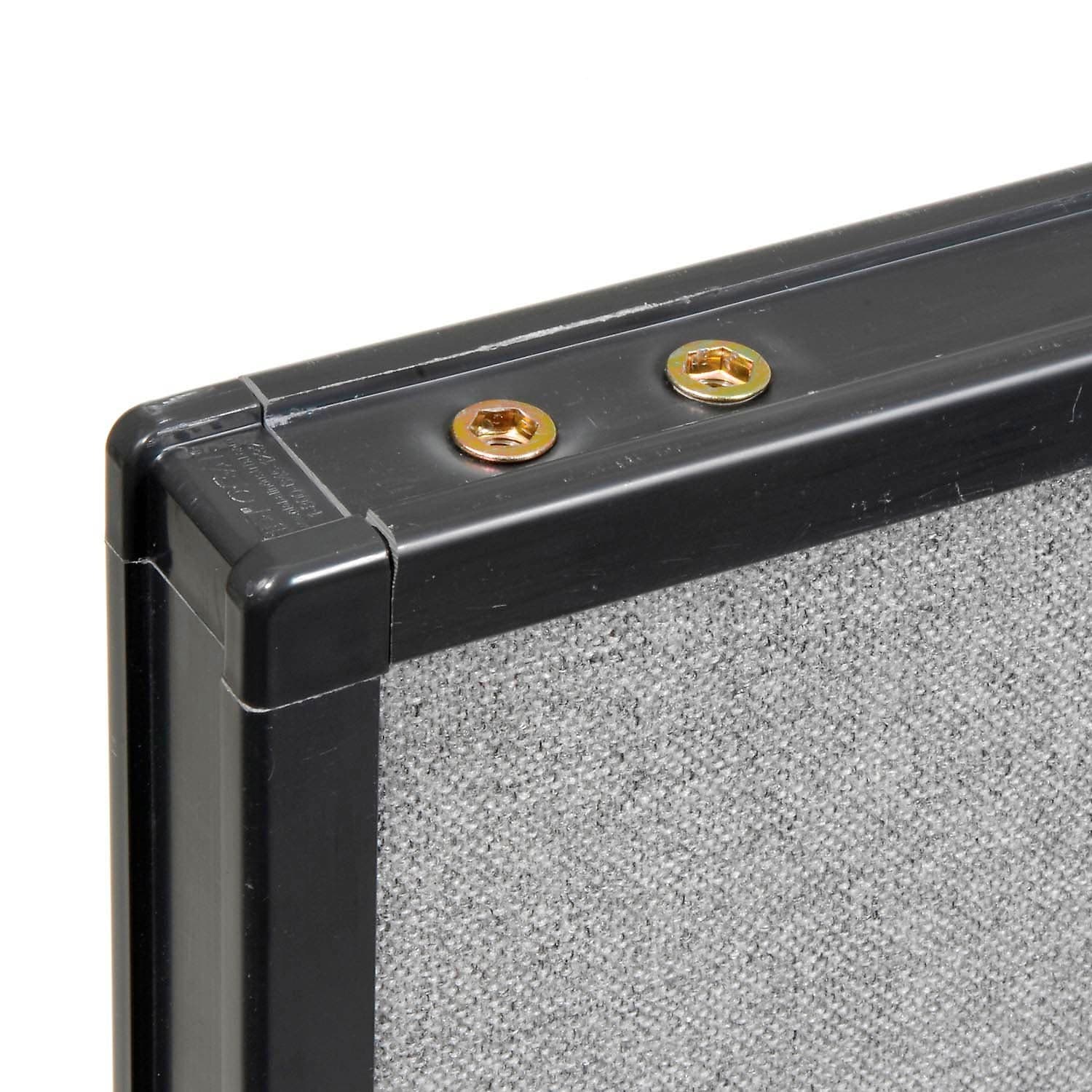 Global Industrial 60-1/4"W x 72"H Office Partition Panel Gray 3