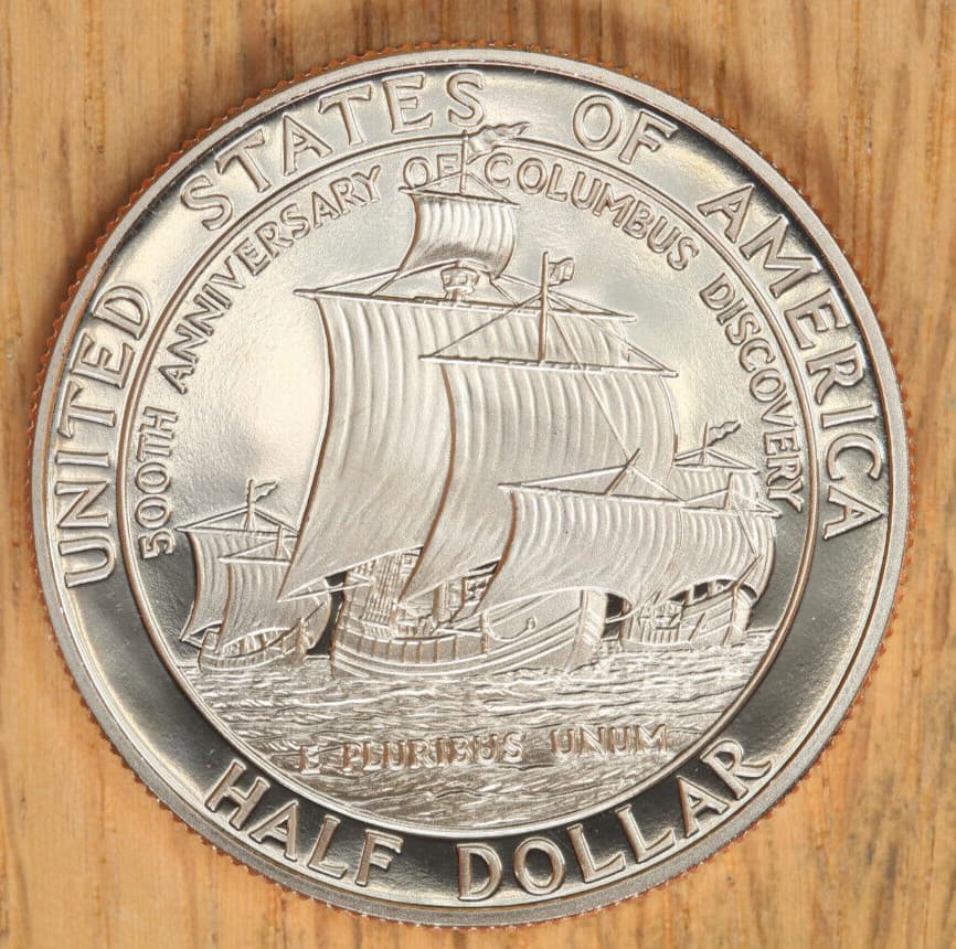 1992 S Columbus Quincentenary Commemorative Half Dollar 50¢ - Proof 5