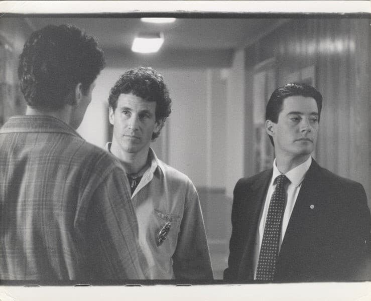 Twin Peaks Kyle MacLachlan Michael Ontkean Original 8x10 Double Weight Photo