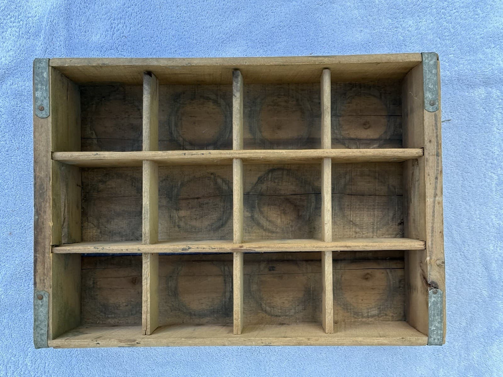 Vintage A -Treat Wooden Bottle Crate Case Allentown PA Soda Pop 6