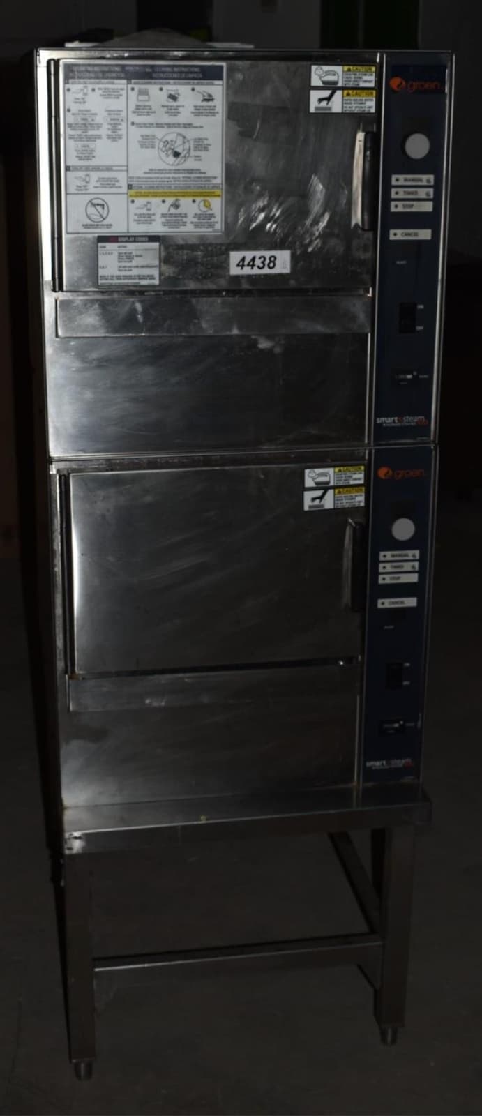 GROEN SMARTSTEAM 100 Natural Gas Boilerless Convection Steamer SSB-3G ( (#4438) 2