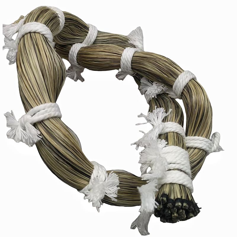 30 hanks Gray horsetail Hair to DIY Rocking Horse Tail Mane Forelock on hide set