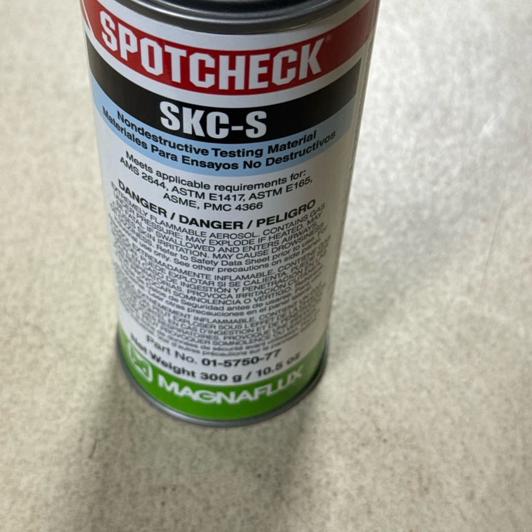 Magnaflux SKC-S SPOTCHECK NDT Cleaner 10.5oz Fast Drying Residue Free 4
