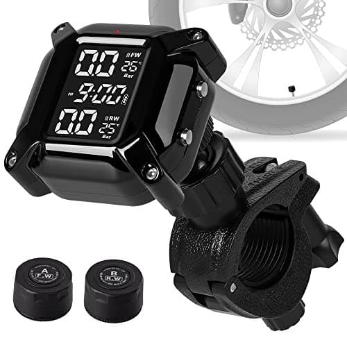 Motorcycle TPMS Wireless Tire Pressure Monitoring System, IP67 Waterproof  2