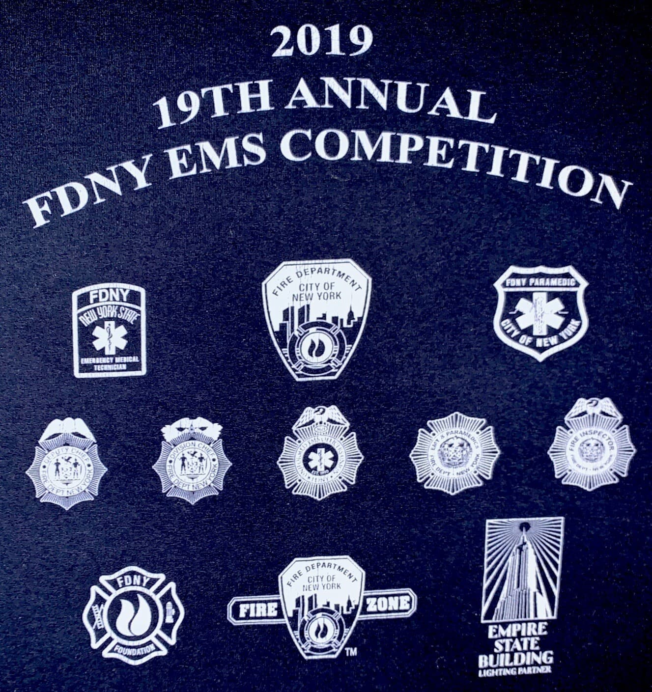 FDNY NYC Fire Department New York City T-shirt Sz XL EMS EMT Paramedic Bravest 5