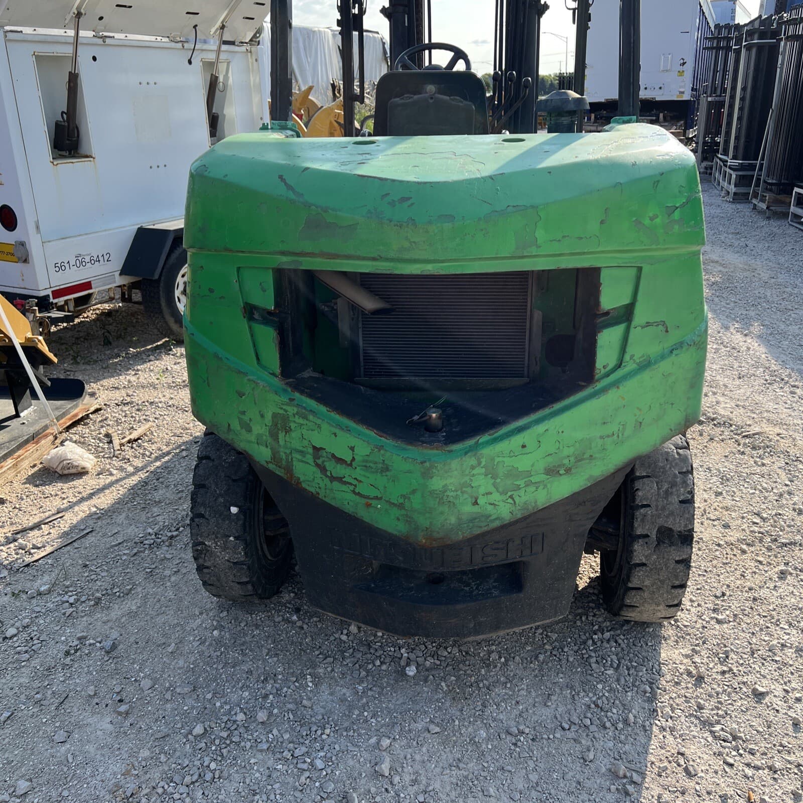 Mitsubishi FD50CN Forklift 10000 Pound Lift Perkins Diesel 4650 Hours 2