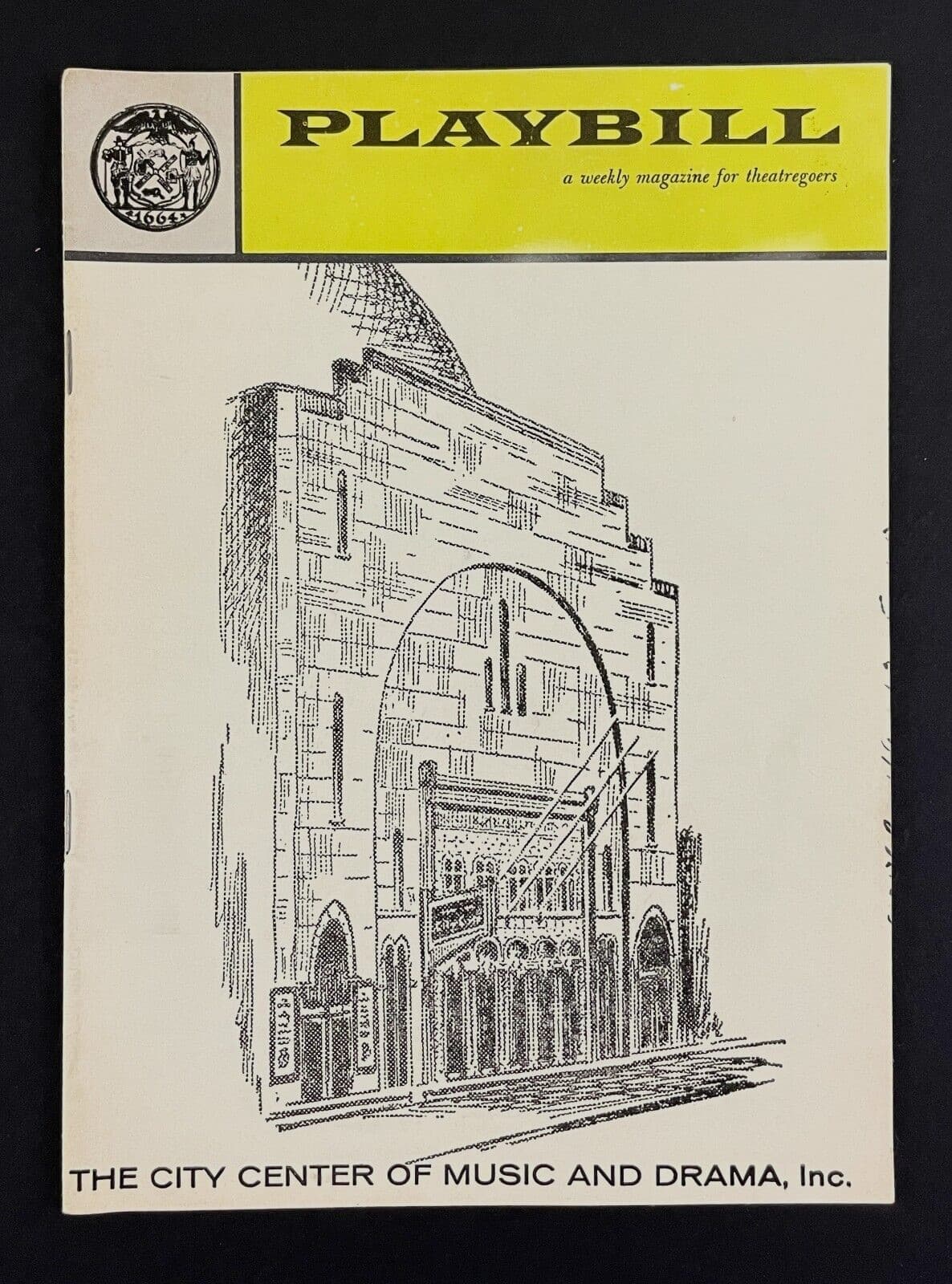 1960 City Center Music Drama Dance VTG Dec Playbill NYC Ballet Winter Season Ads