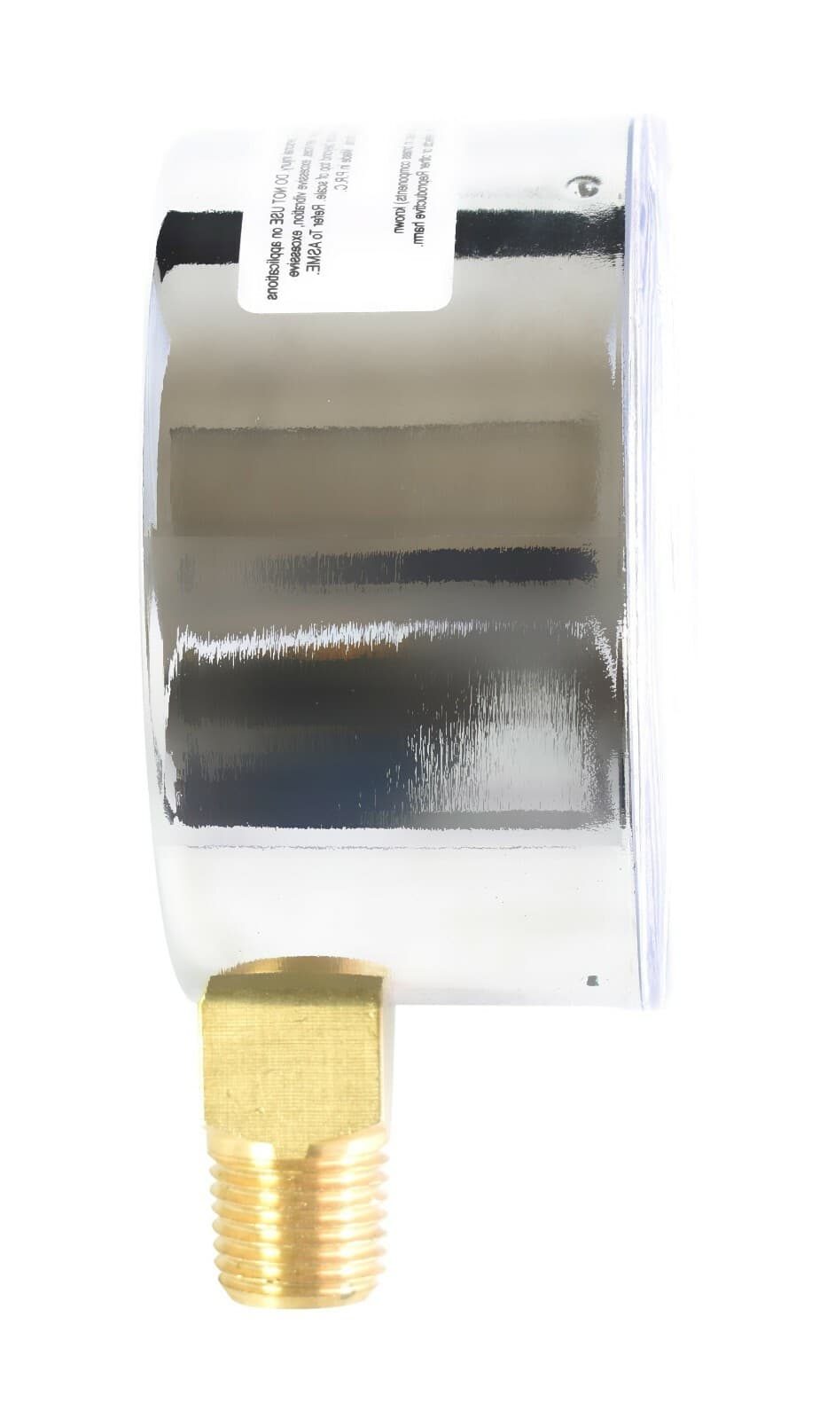 2-1/2" Capsule Diaphragm Pressure Gauge 10 PSI 1/4" NPT Low Mnt, Adjustable Zero 4