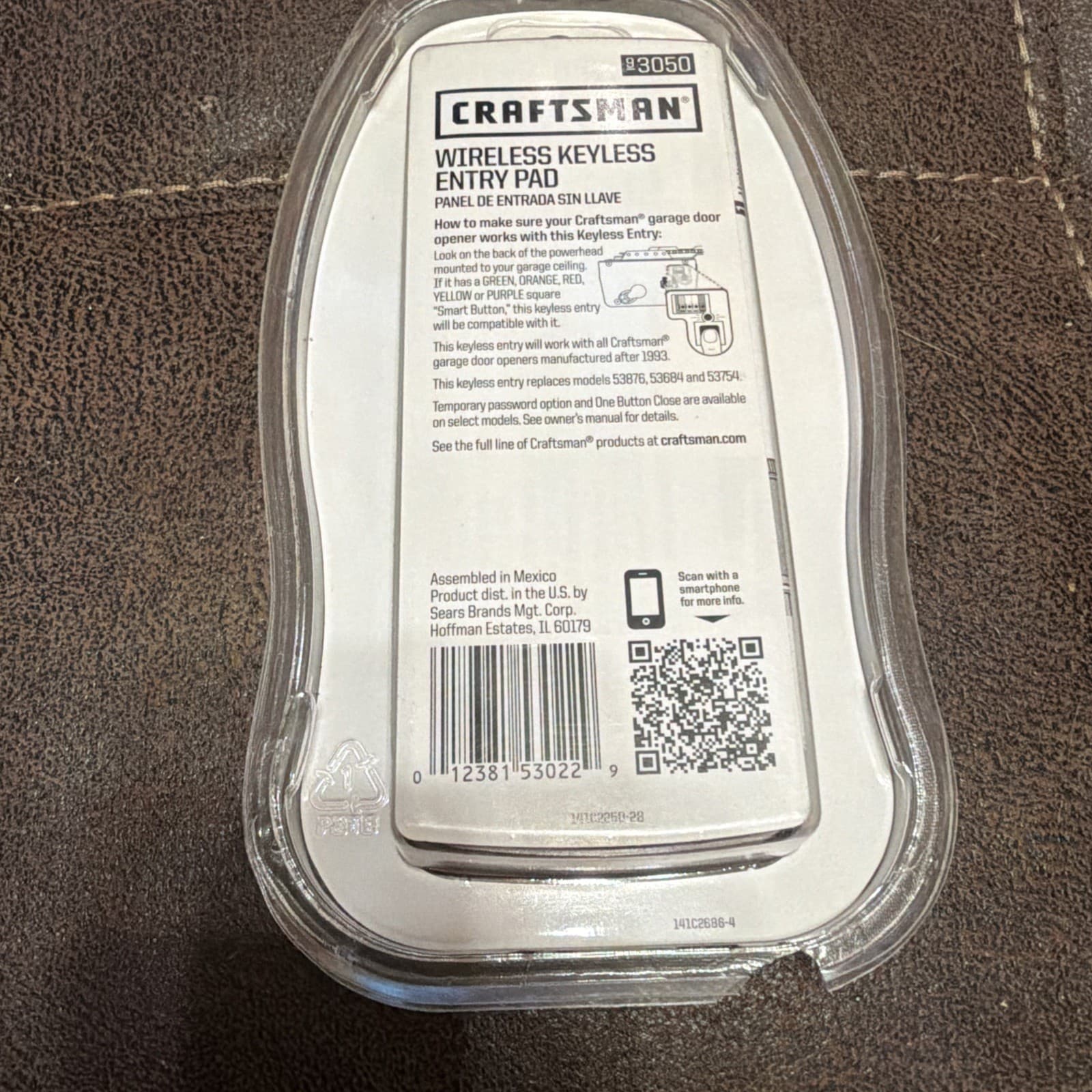 Craftsman 93050 Garage Door Wireless Keyless Entry Pad Brand New 2