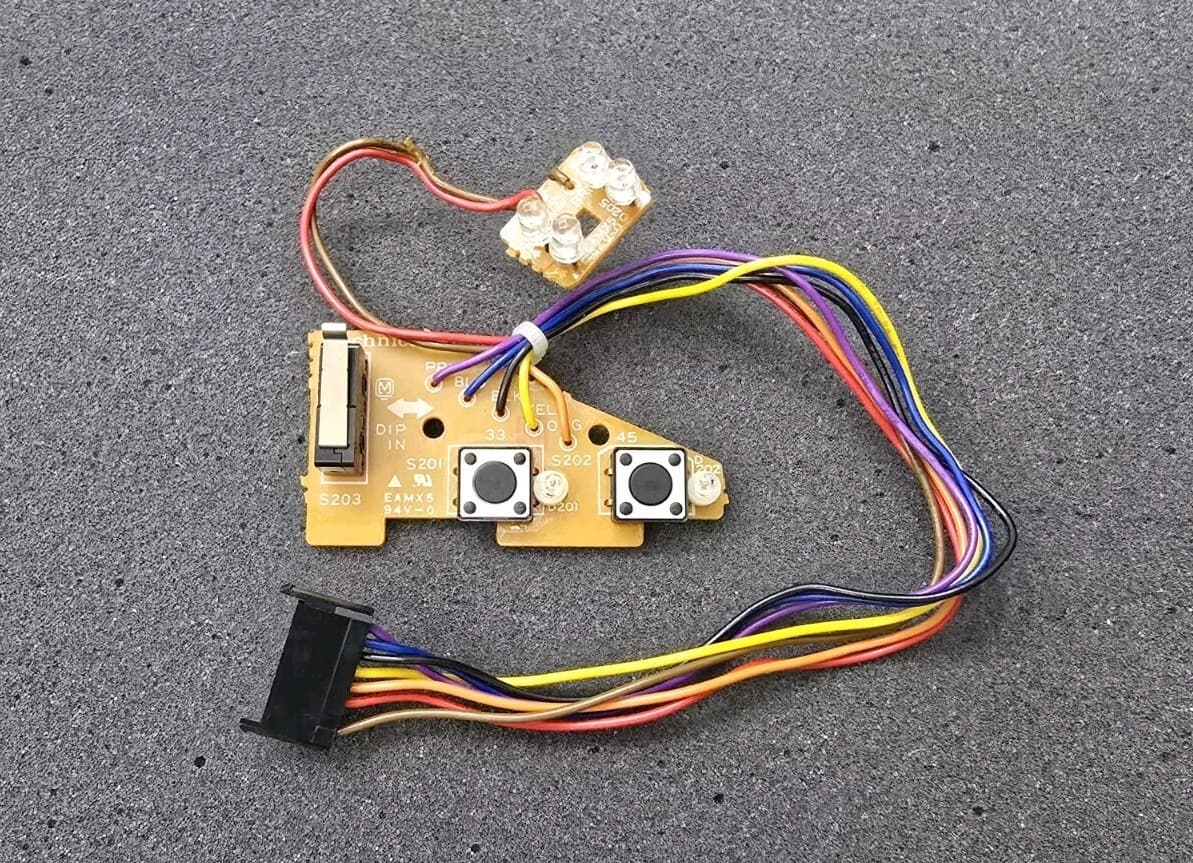 Technics sl1200, sl1210. On/of assembly pcb. (Free shipping) 