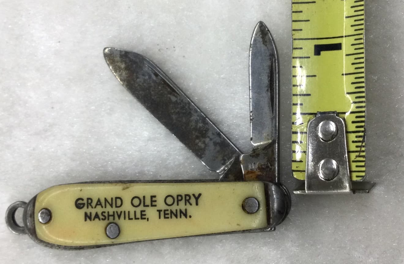 Vintage Grand Ole Opry Mini Pocket Knife/Watch Fob Made In USA, Rare 5