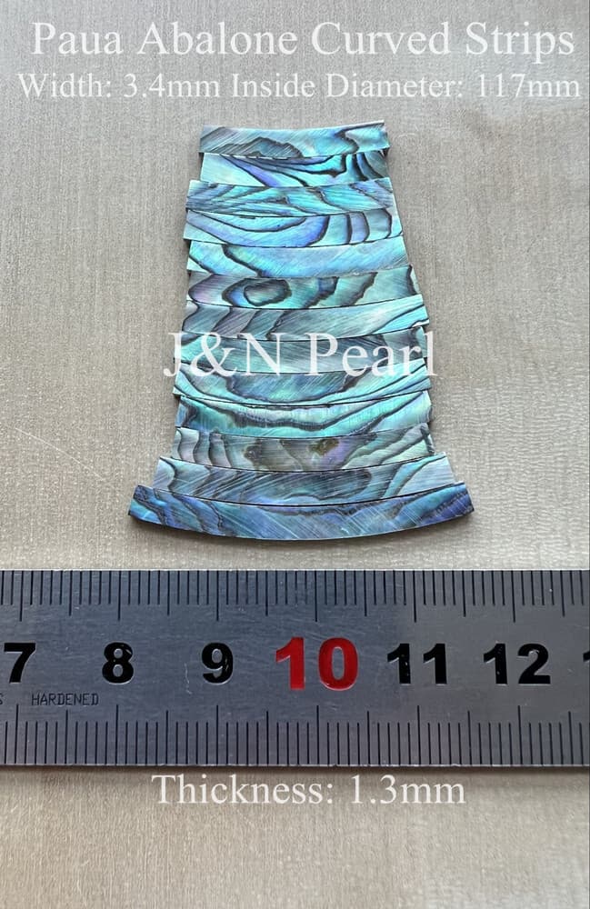 13" Long PA Rosette Strips,ID:117mm W:0.135"/3.4mm,Ready Fitted Ends 2