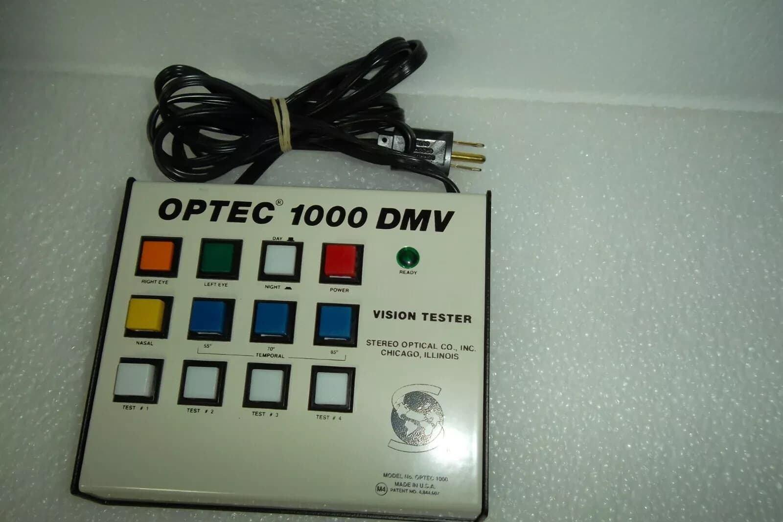 Stereo Optical OPTEC 1000 DMV Vision Tester / Screener w/Slide OEM FULLY TESTED 3