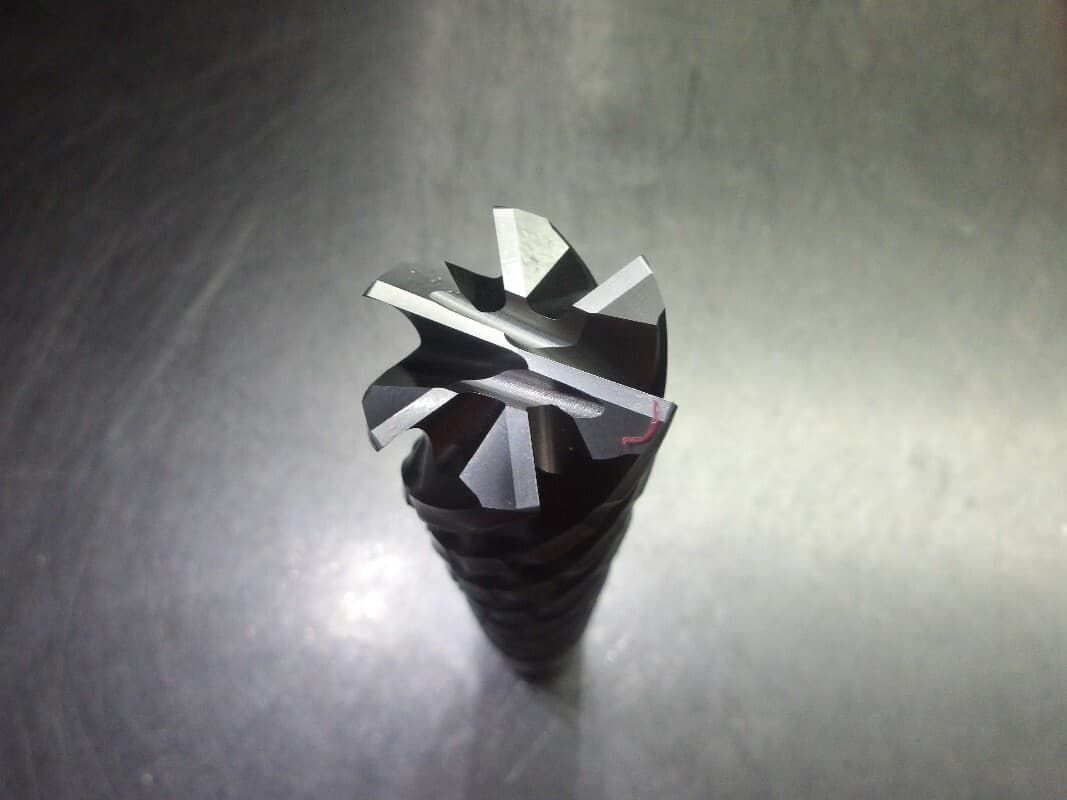 Minicut 1.25" 6 Flute HSSCO CR Roughing Endmill 1.25 Shank 0995-4060-A (LOC2588A 3