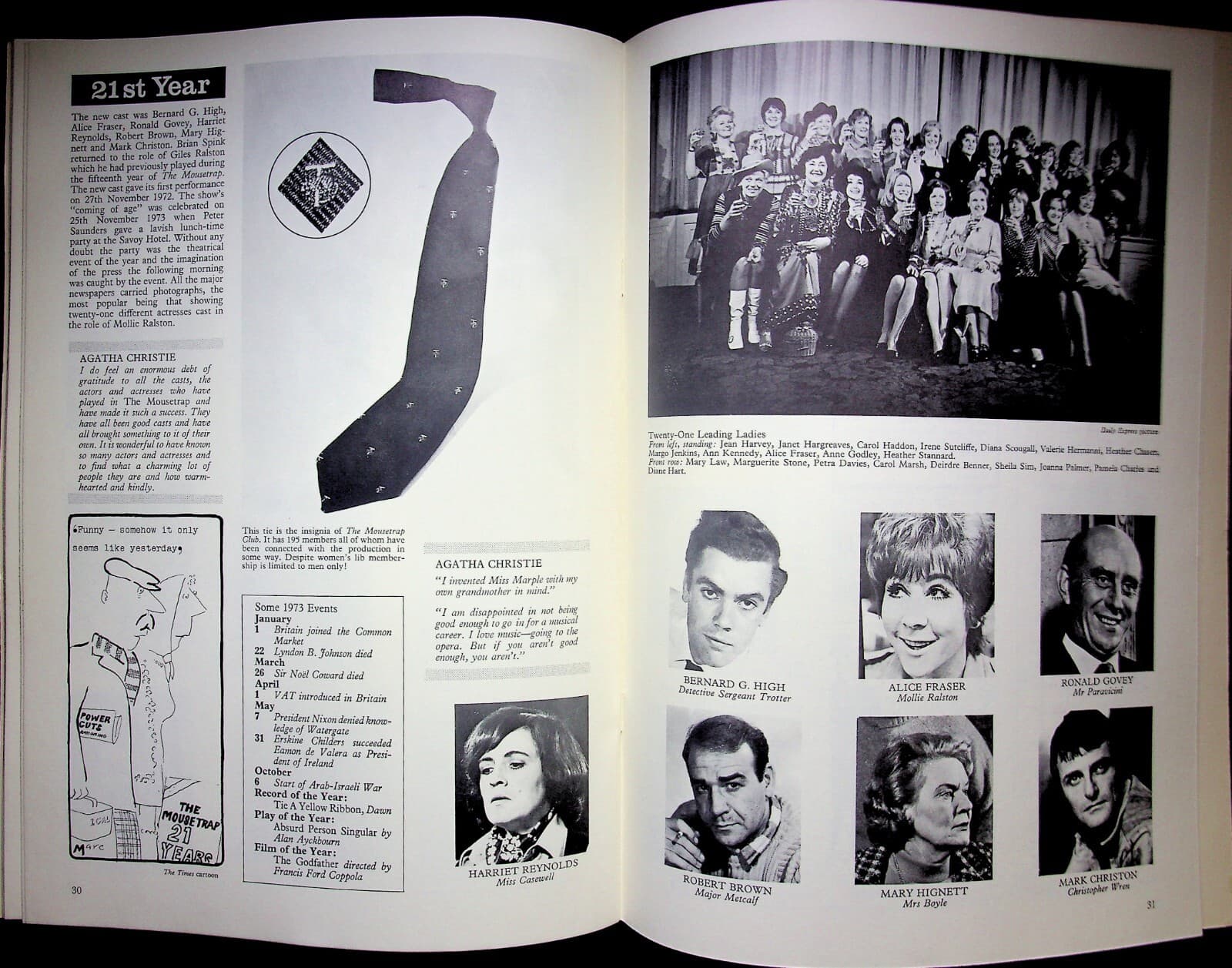 Vtg 1952-1977 The Mousetrap by Agatha Christie 25 Years Edition 6