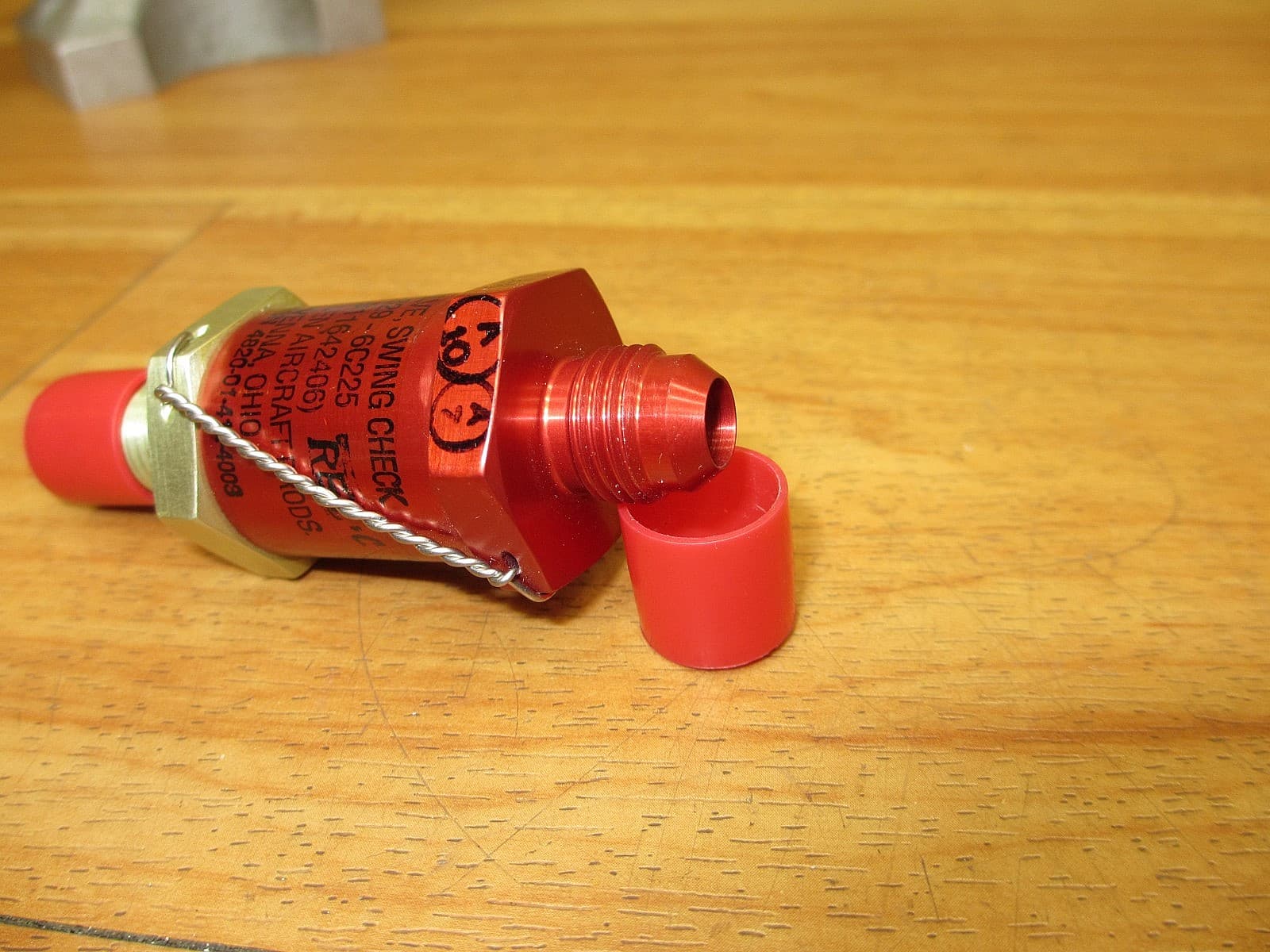 Allen Aircraft 82829-6C225 *NEW OLD STK* Swing Check Valve NSN-01-412-4003 6