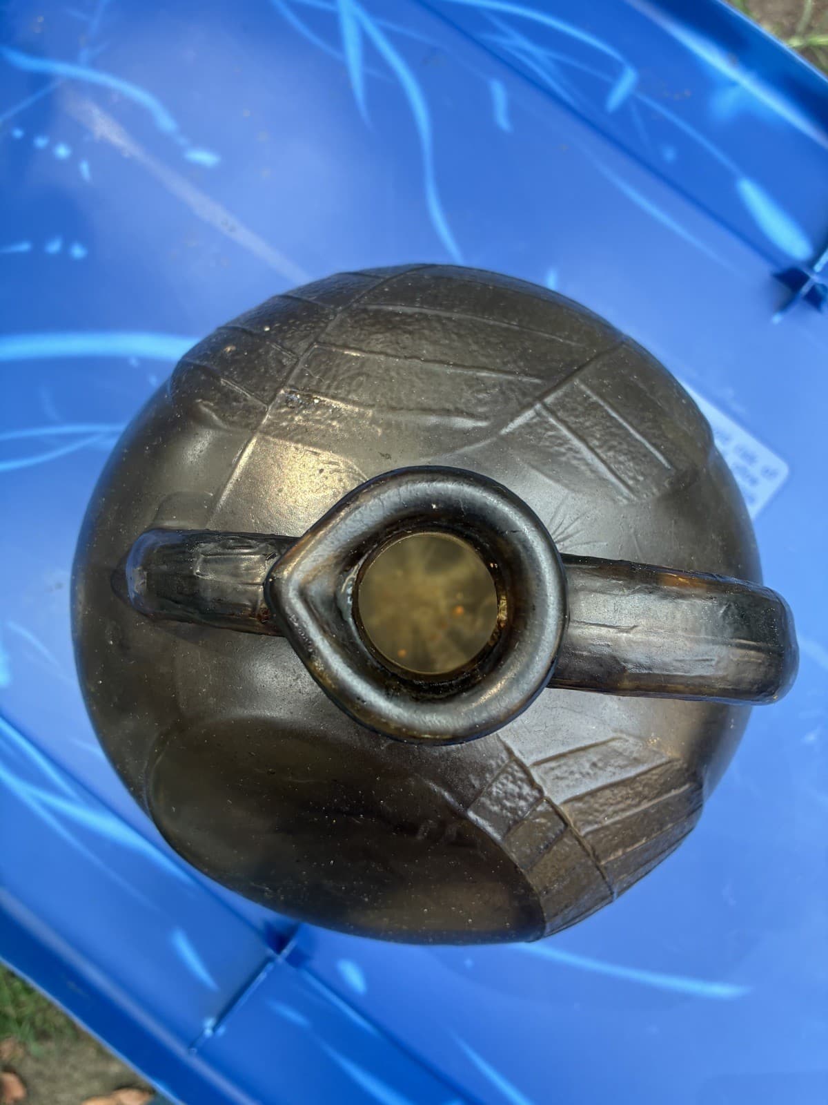 Vintage White House Apple Cider  Vinegar Glass One Gallon Bottle 3