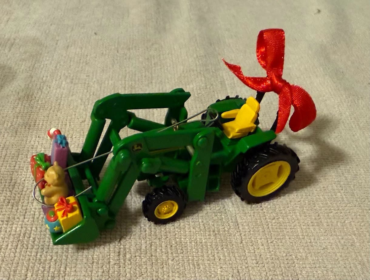 Carlton Heirloom Ornament Collection John Deere 6410 Tractor in Box 3